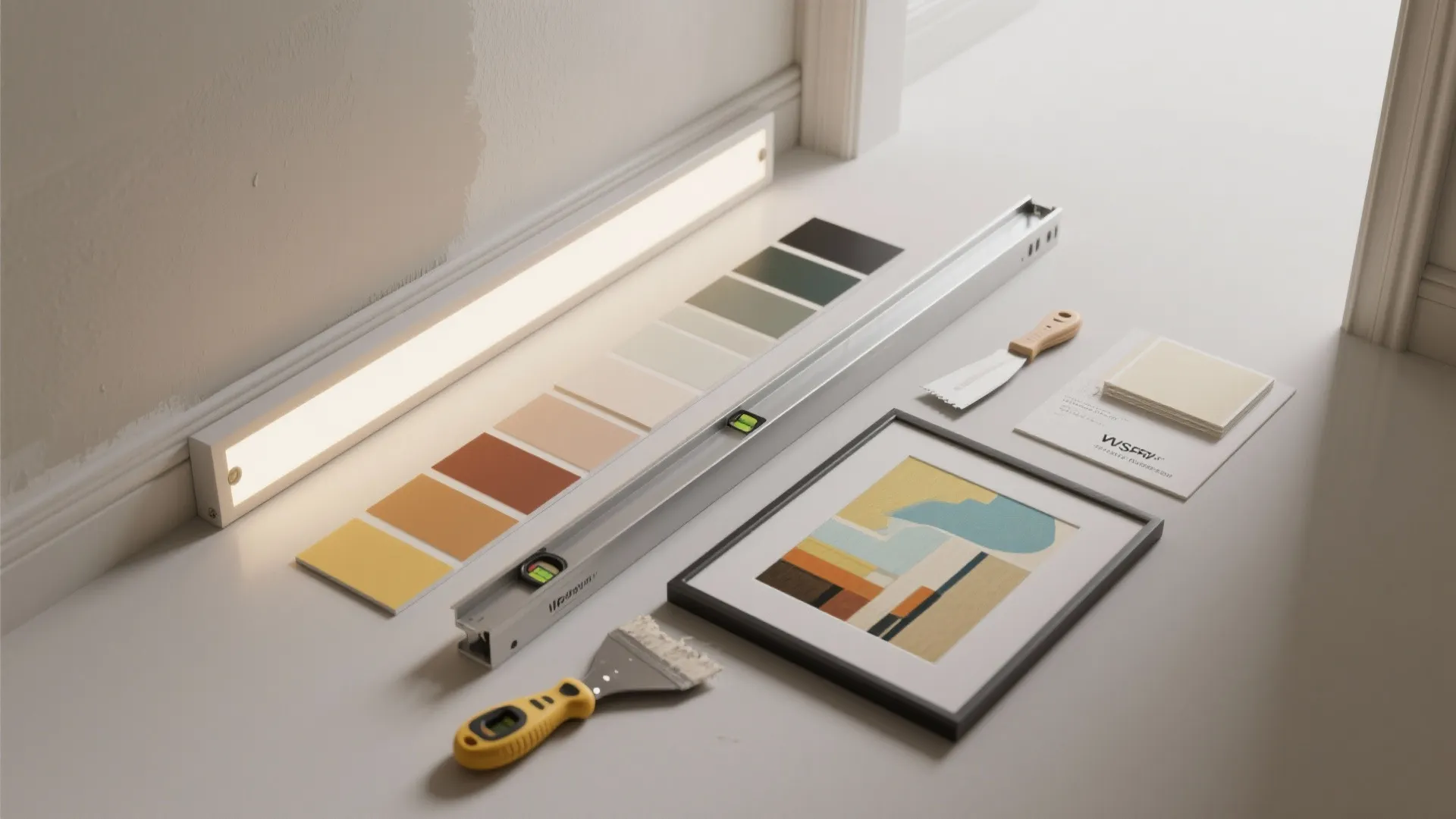 Wall Washing To Visually Widen Narrow Halls