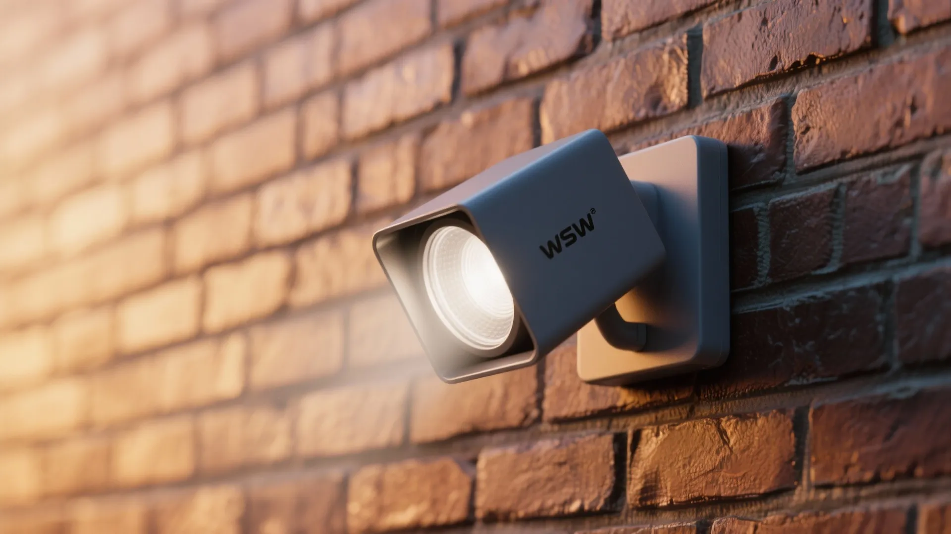 Subtle, warm wash lighting for entryways