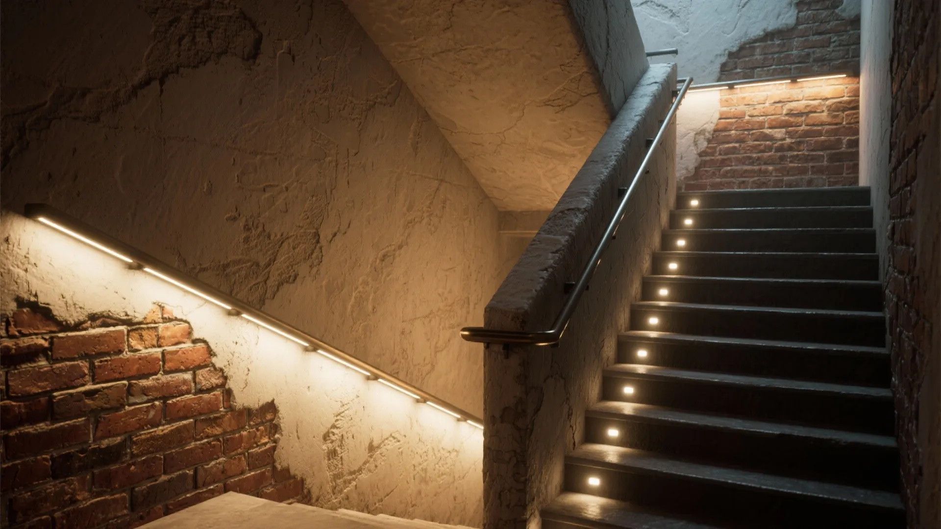 5. Accent up-lighting with wall washers for dramatic effect