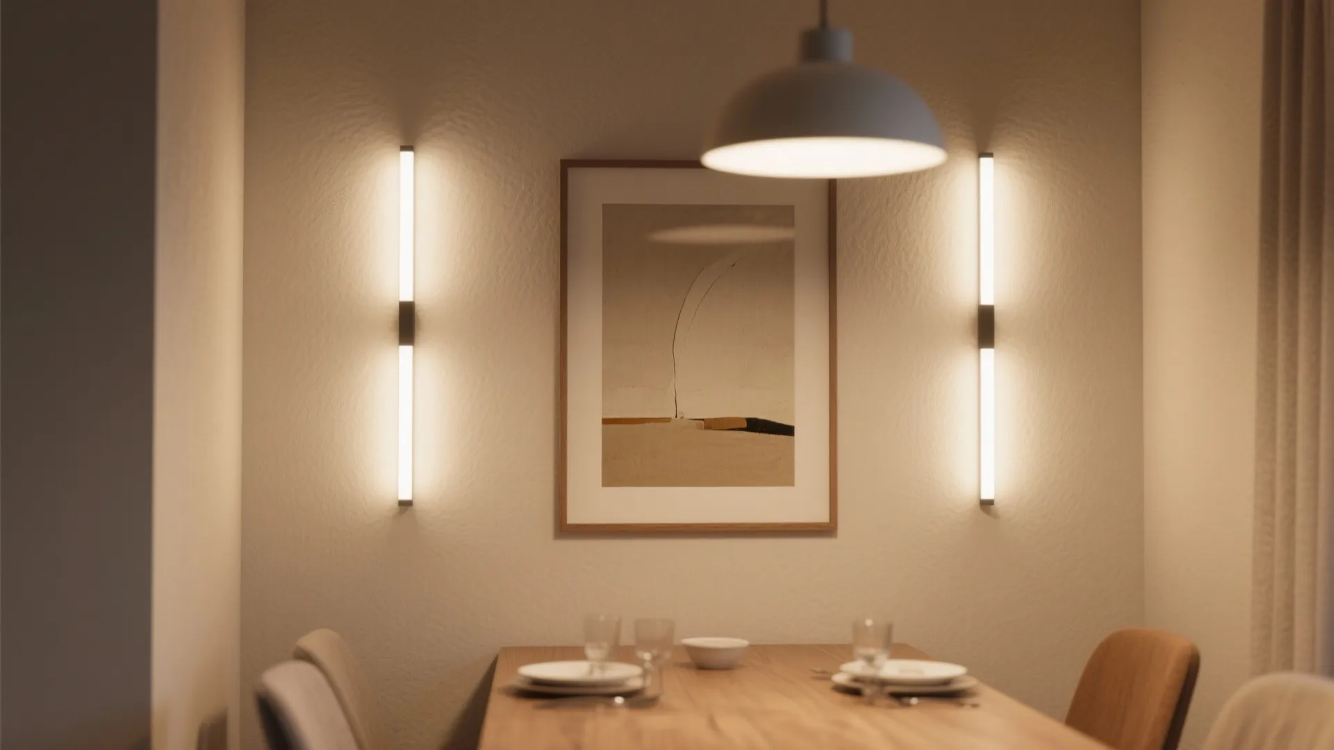 Wall Washers and Picture Lights for Atmosphere