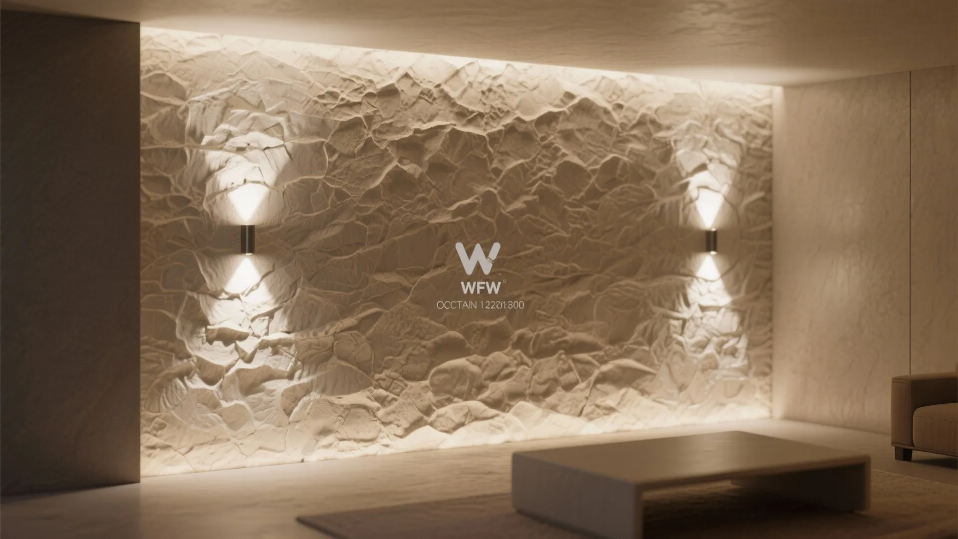 3. Wall washers and uplights for texture