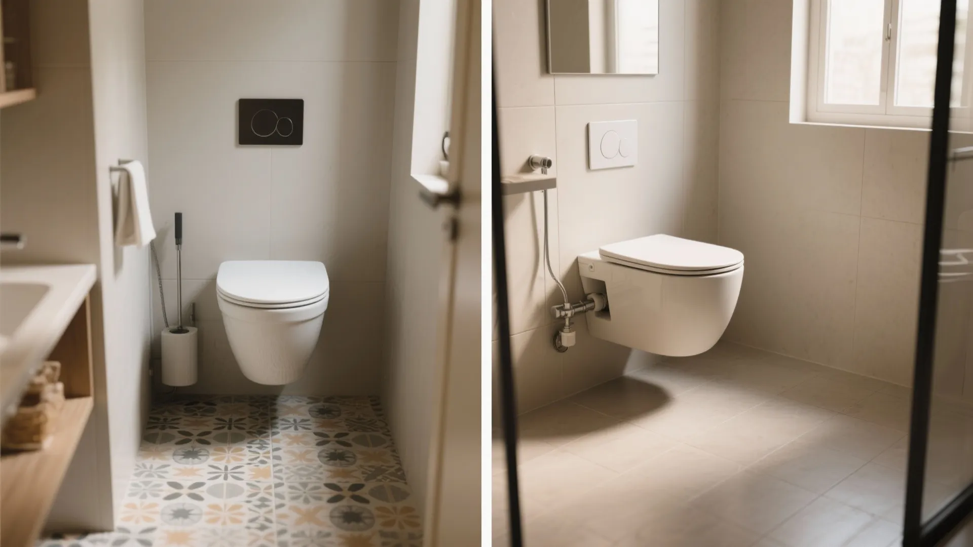 Wall-hung commode with concealed cistern