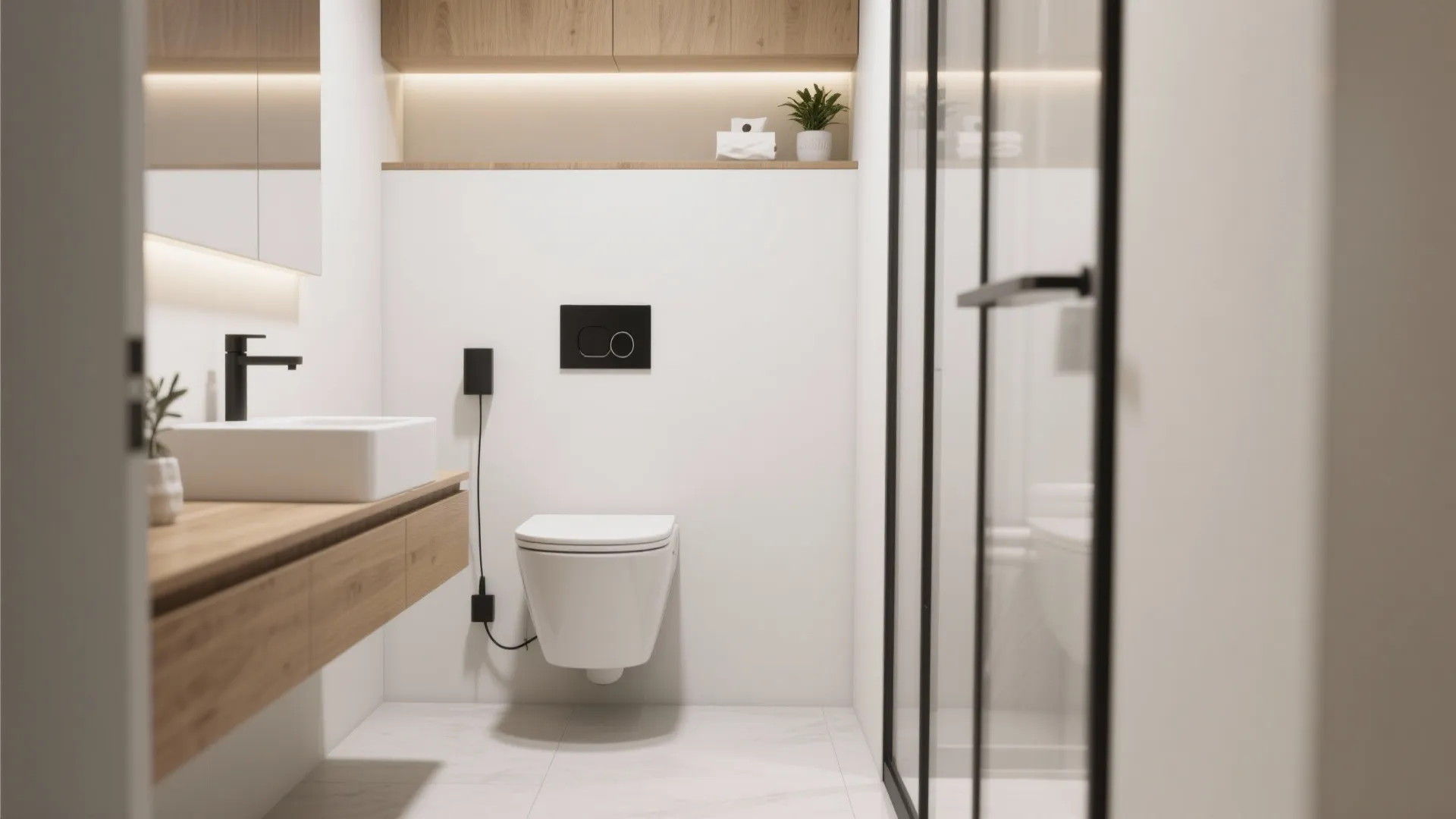 Wall-Hung Toilet Pan to Free the Floor