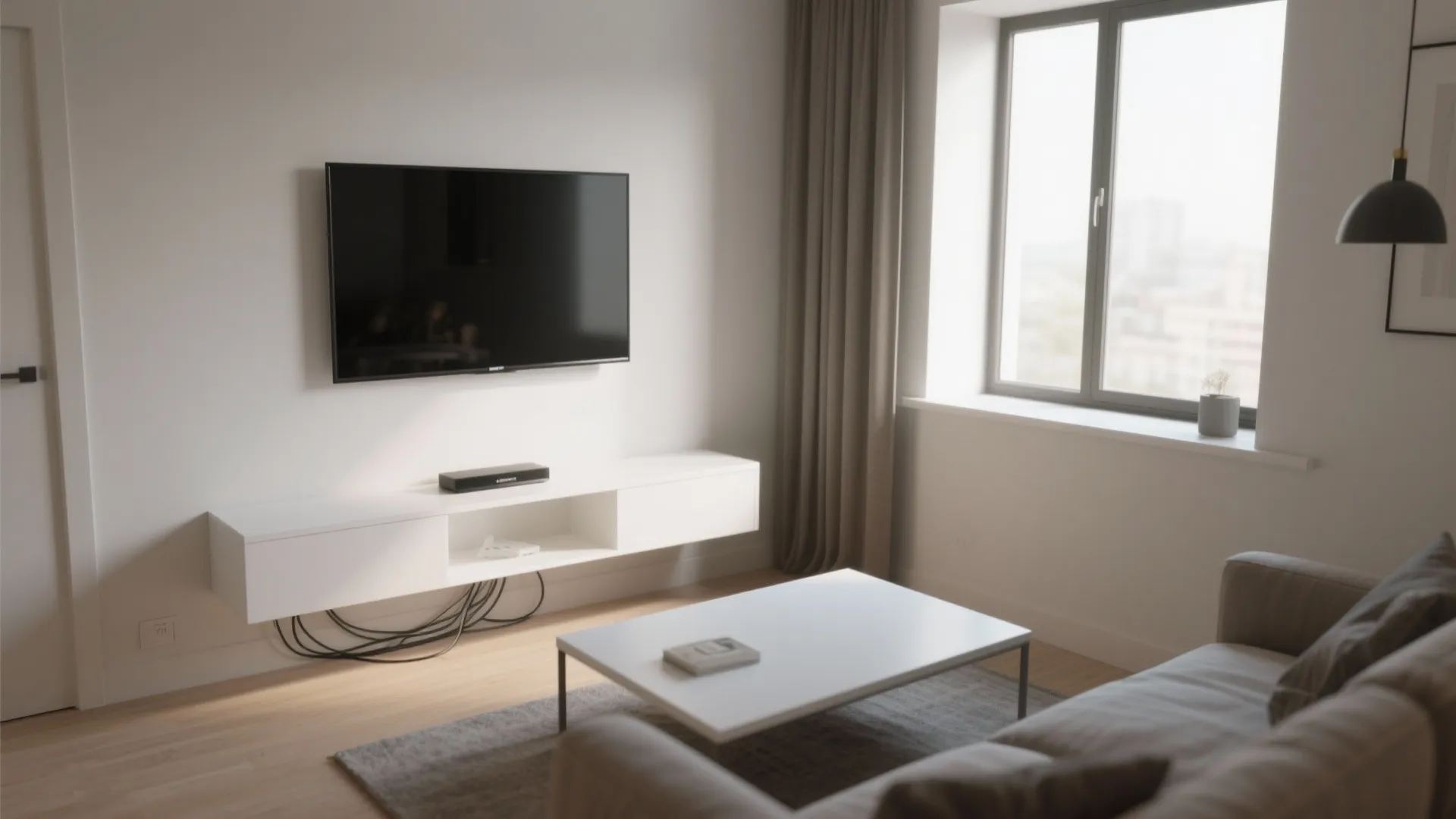 6. Wall-Mounted TV Unit