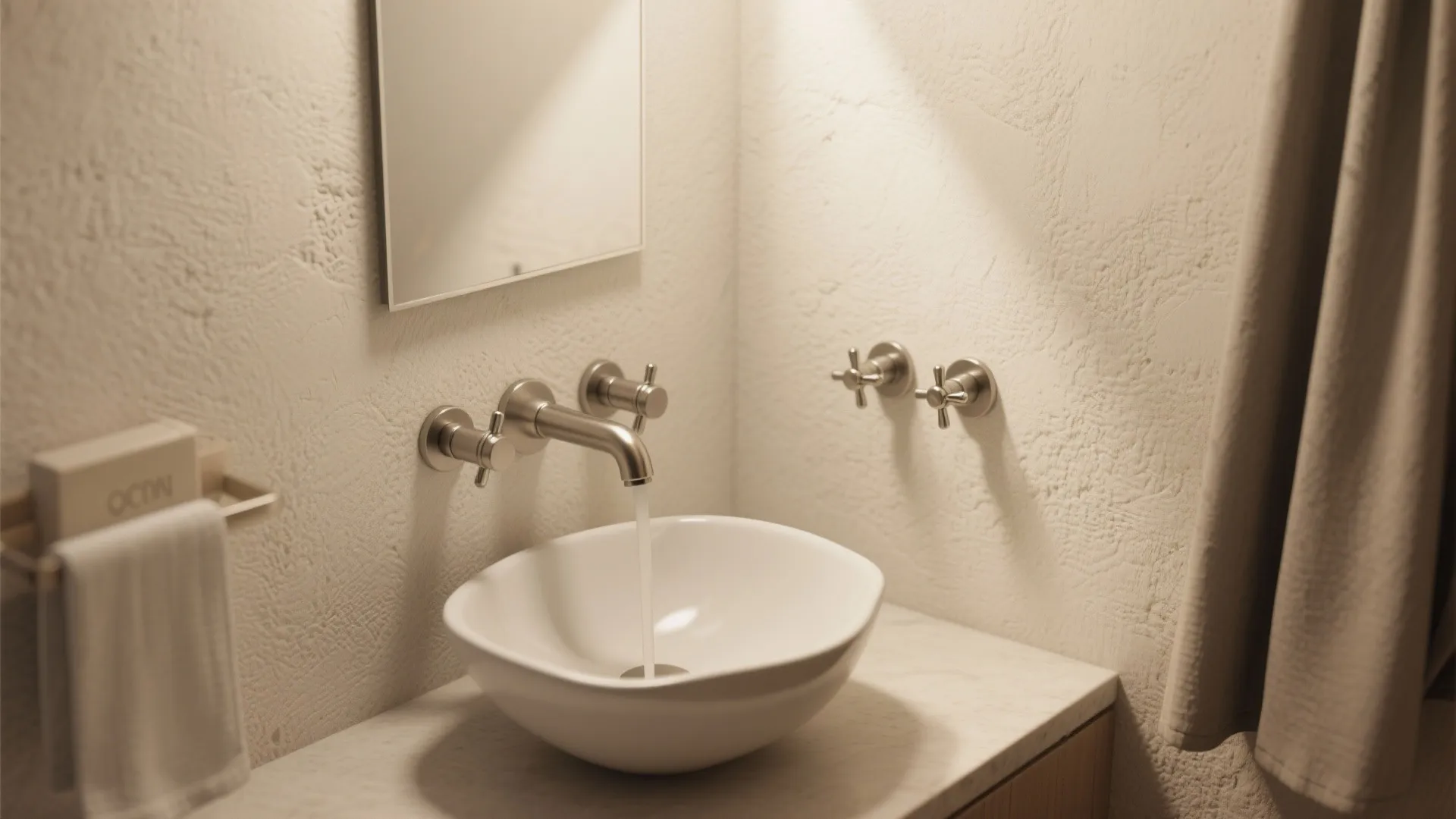 3. Wall-Mounted Widespread Alternative