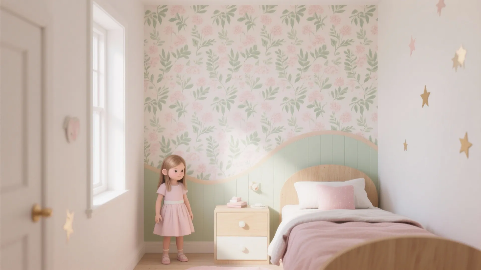 Idea 2: Removable wallpaper & decals