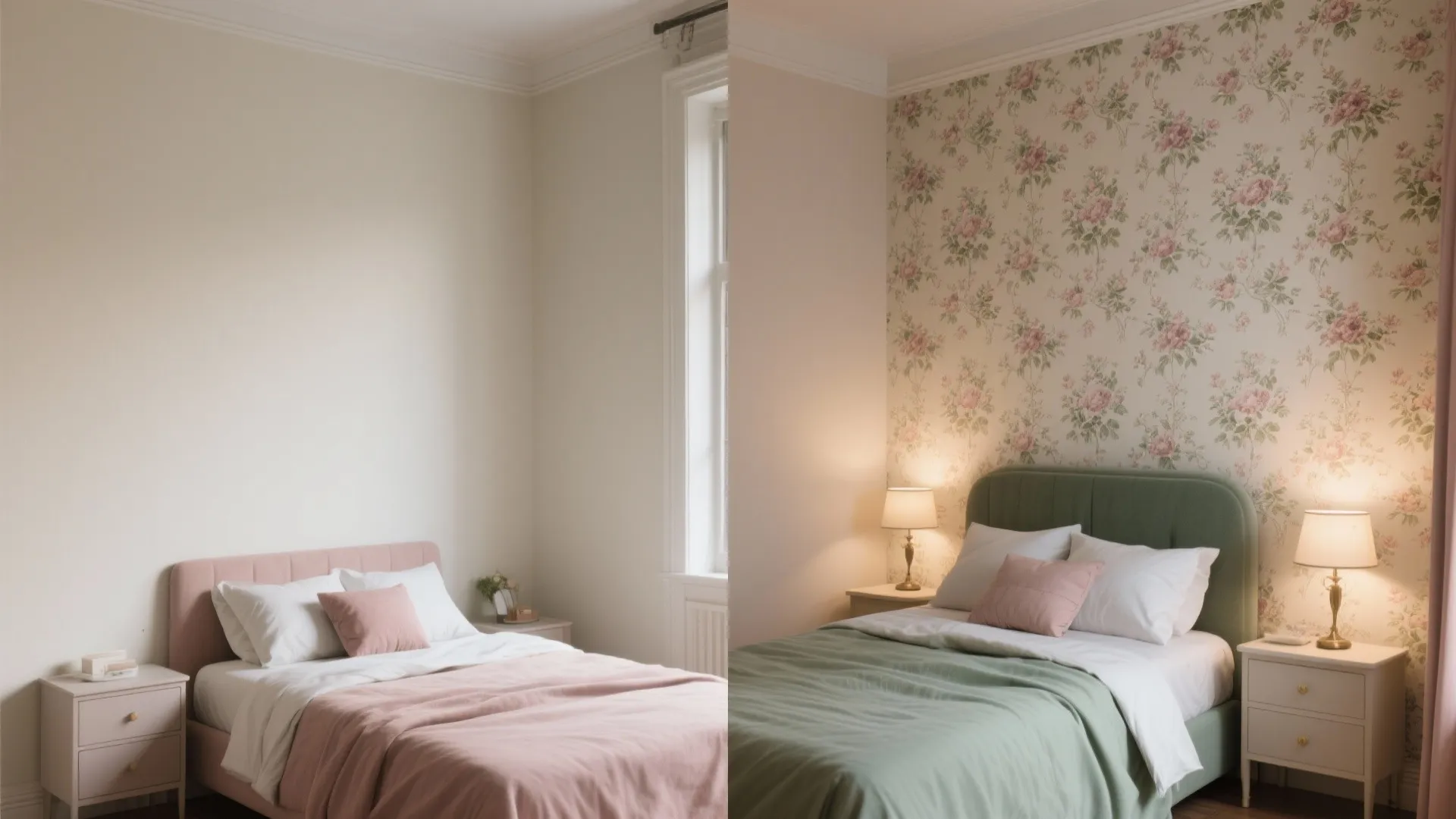 4. Wallpaper and soft pattern accents