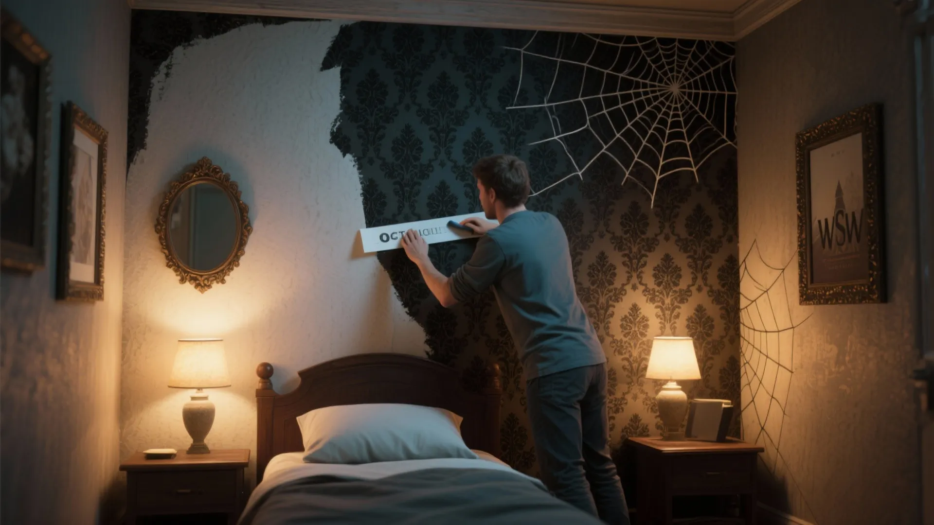 2. Removable wallpaper and decals