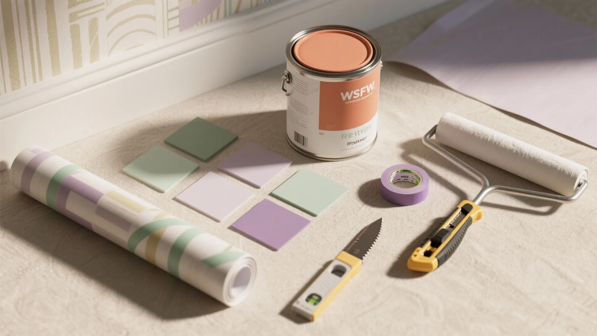 Peel-and-Stick Accent Wall That Grows With Her