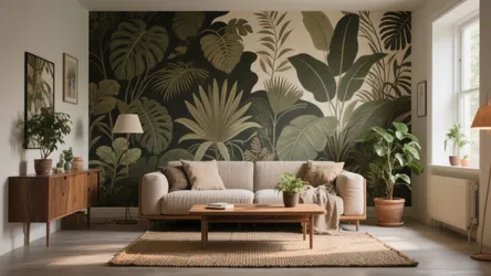 Latest Wallpaper Designs for Living Room: 5 Ideas
