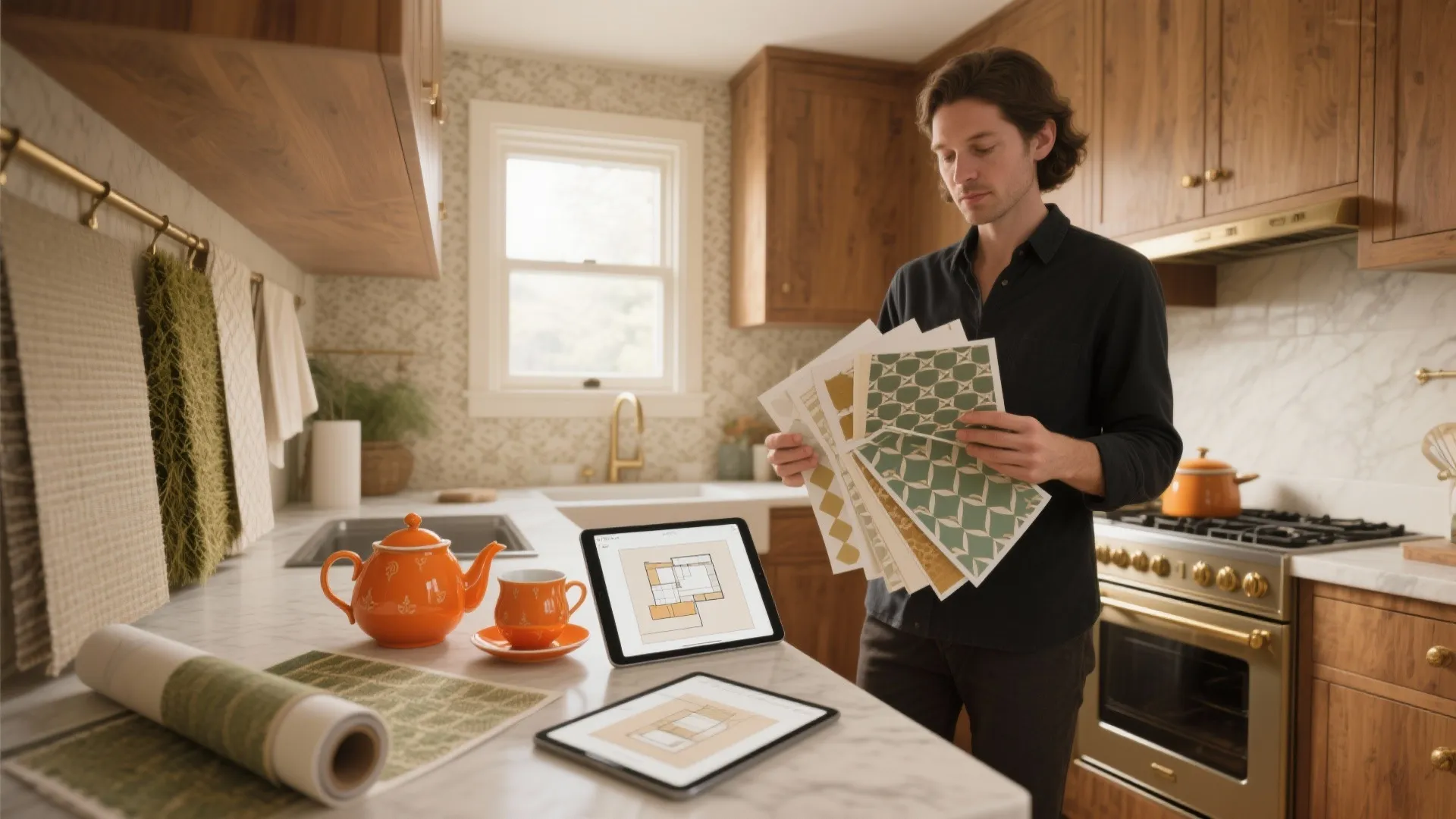 5 Kitchen Wallpaper Ideas: Creative, practical wallpaper ideas I use to make small kitchens sing