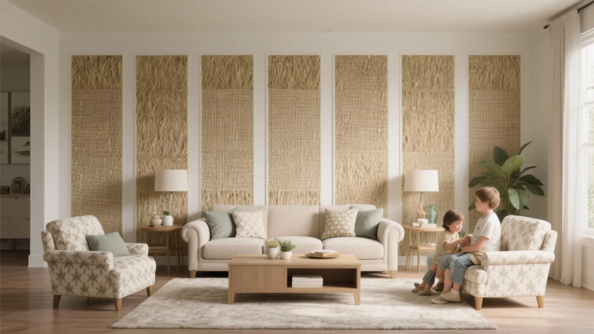 8. Textured Wallpaper Inset