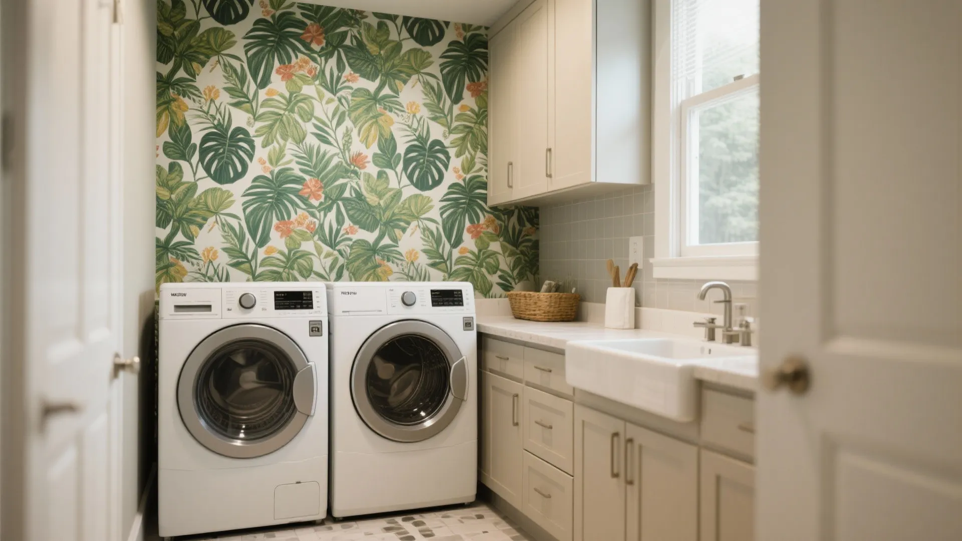 10. Statement Wall with Wallpaper