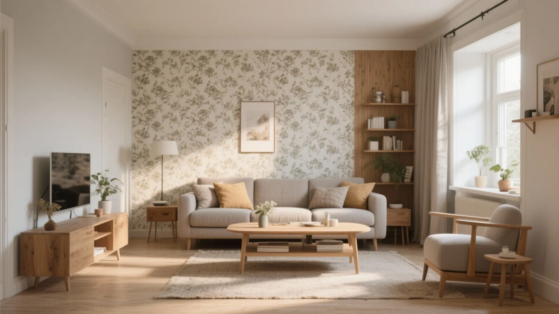 10 Stylish Wallpaper Ideas for Living Rooms: Transform Your Space: 10 Living Room Wallpaper Inspirations from My Design Experience