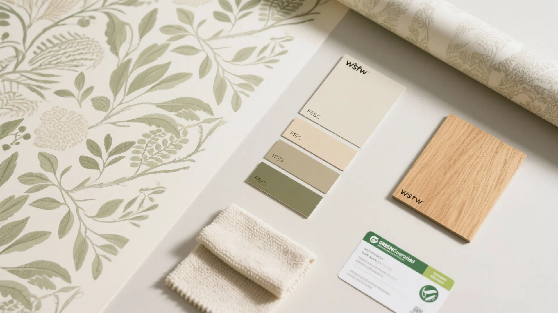 Large-Scale Patterned Wallpaper (But Keep It Calm)