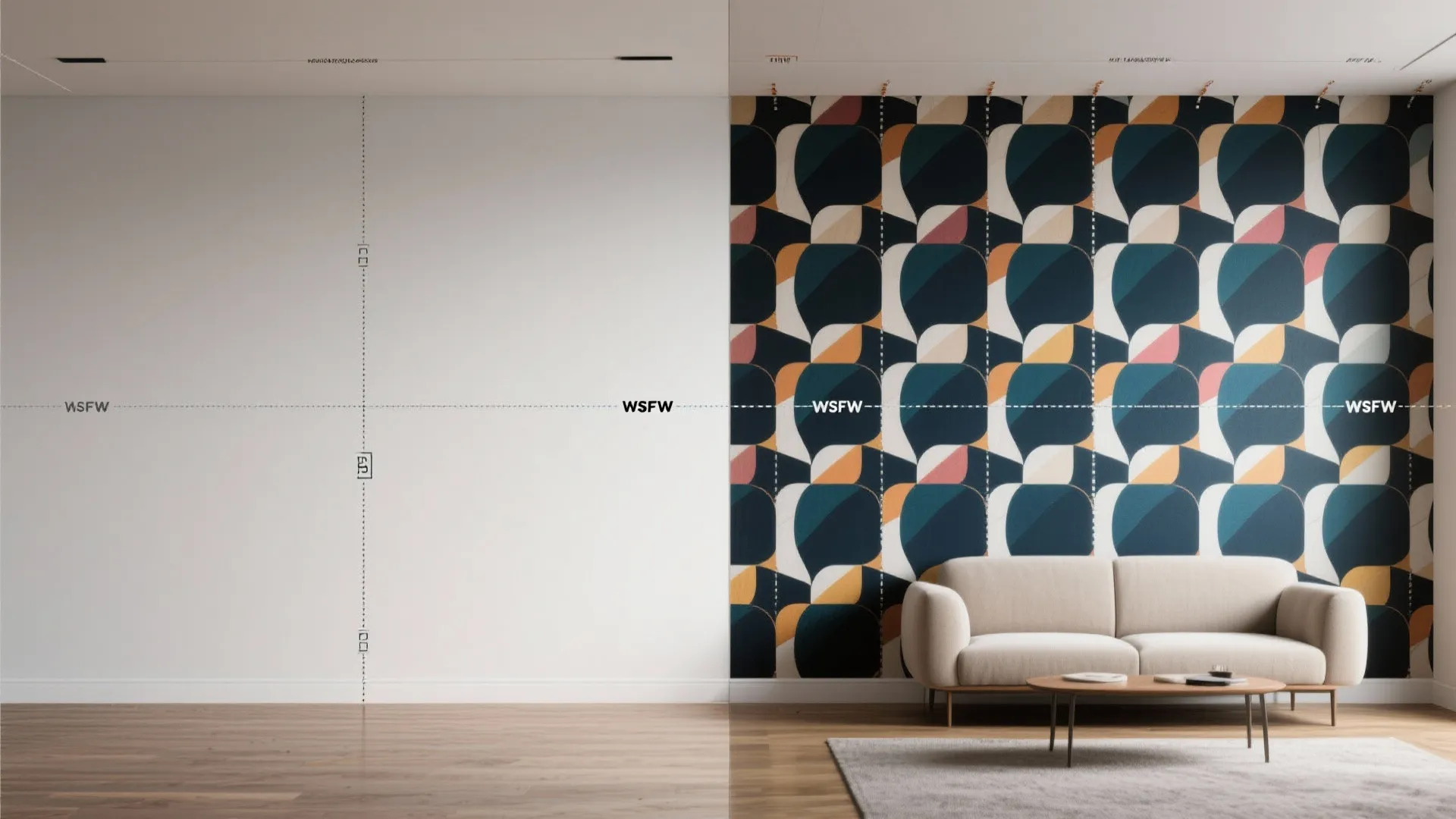 4. Wallpaper Murals from Giant Sheets