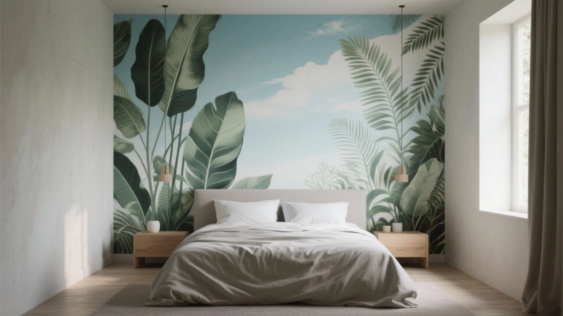 2. Wallpaper Mural for Instant Drama