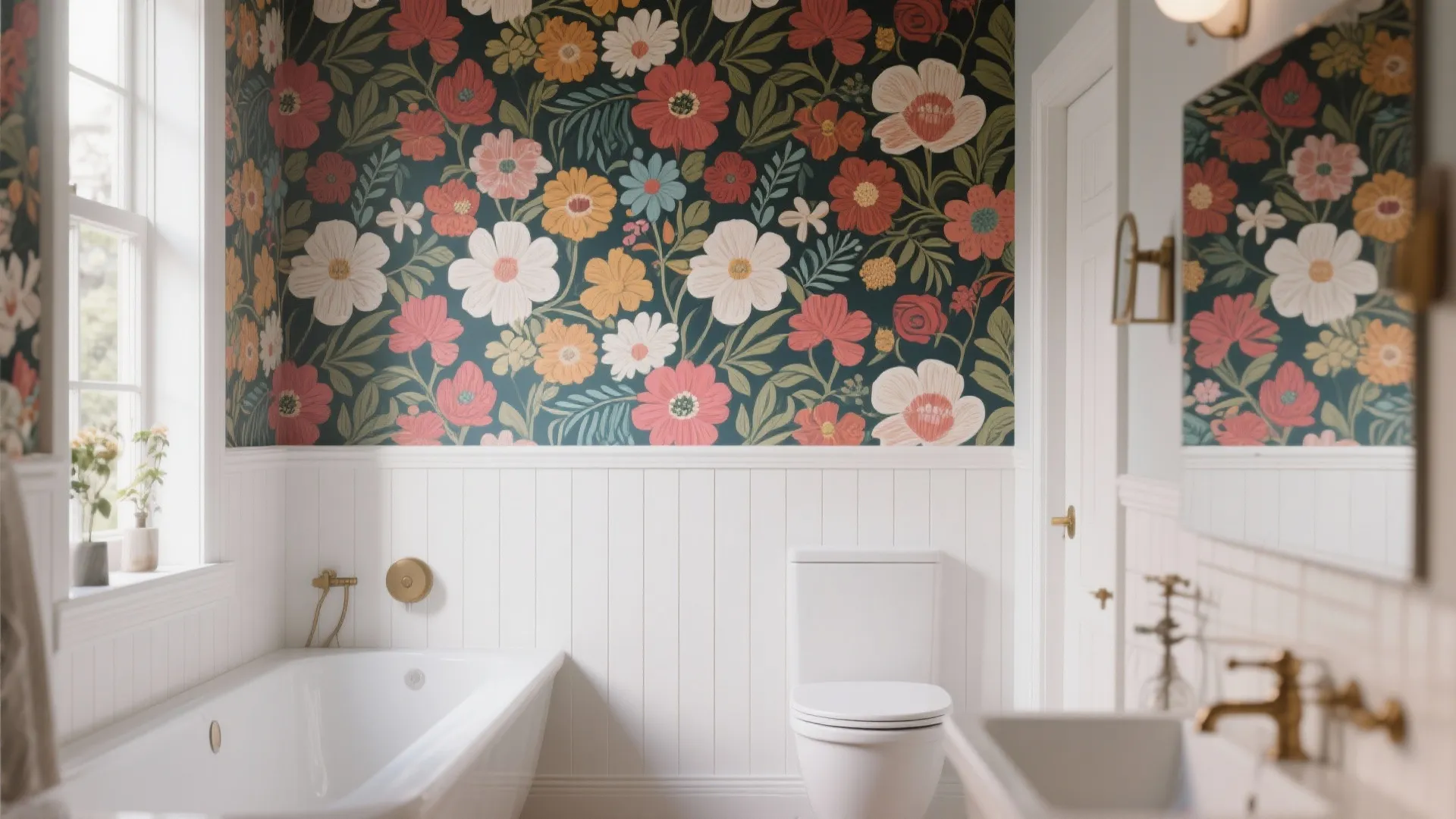 5. Wallpaper Above, Panels Below