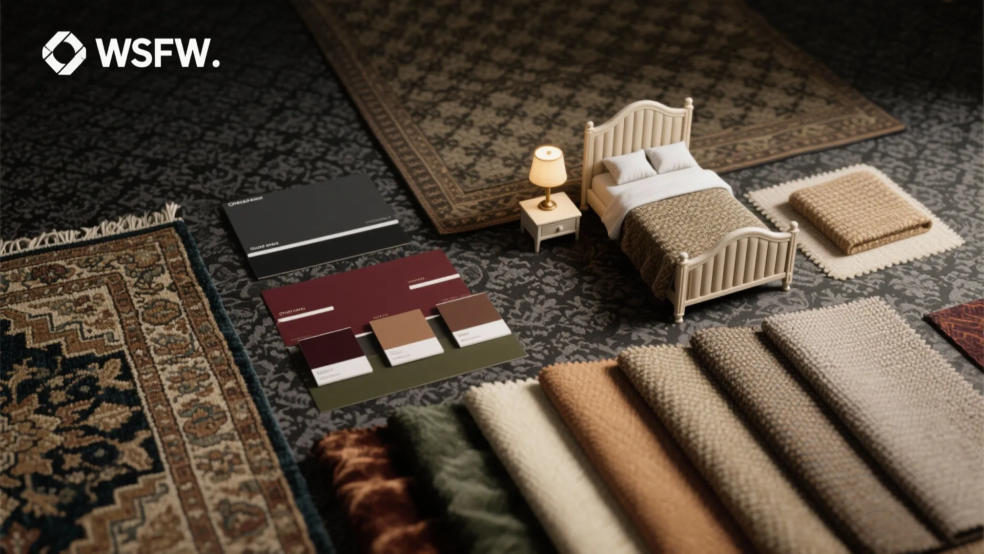 3. Moody wallpaper and tapestries for instant character