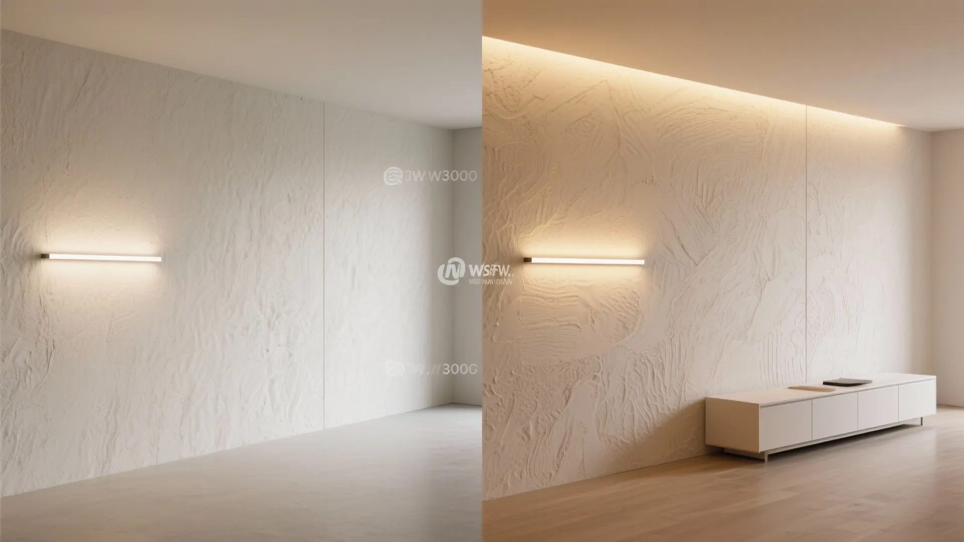 Wall Washing and Grazing to Sculpt Texture