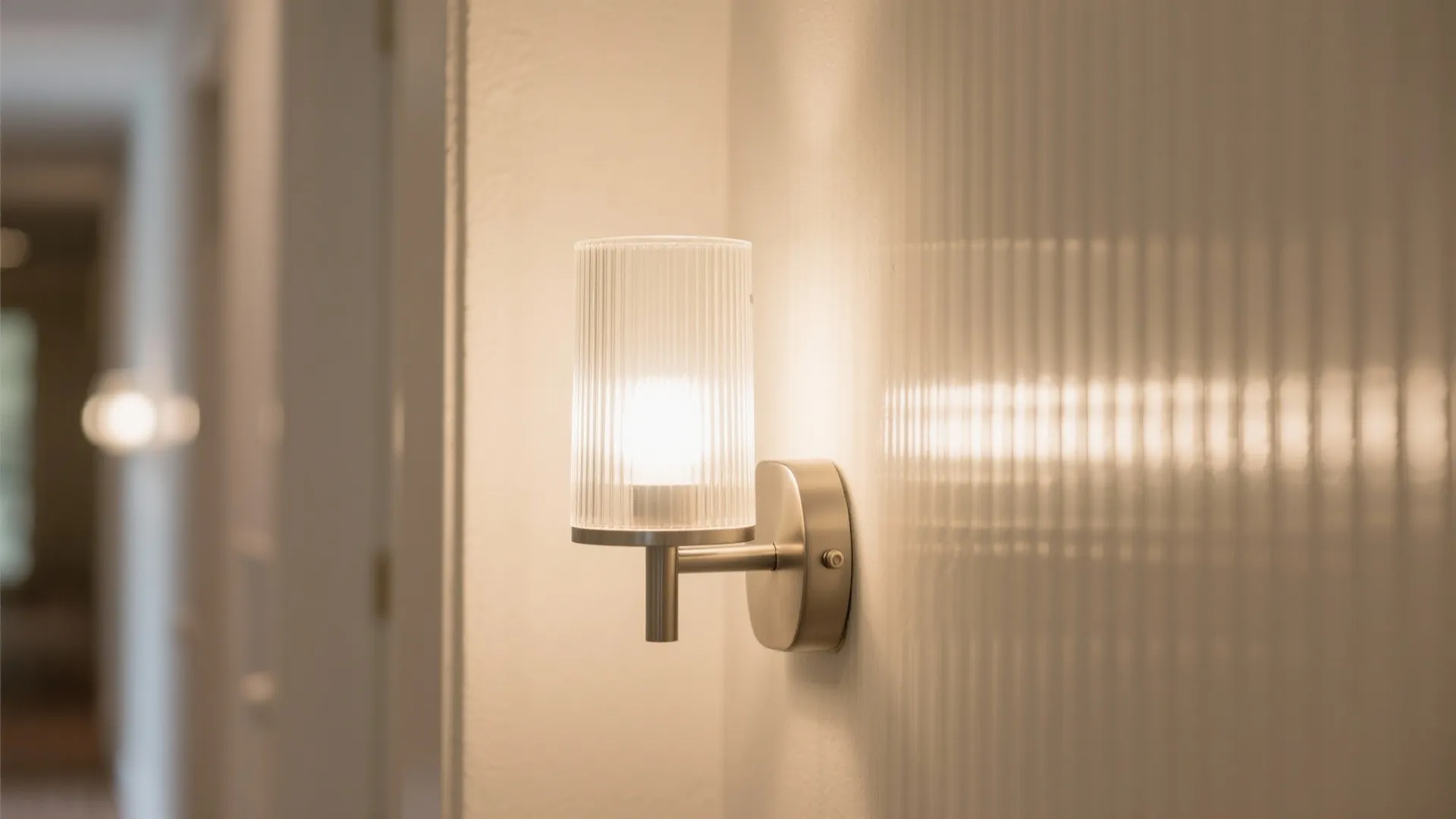 Light-Washed Walls with Reflective Accents