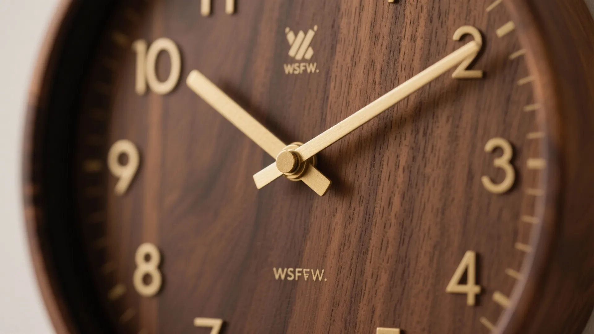 Walnut With Brass Accents for Small-Space Sophistication