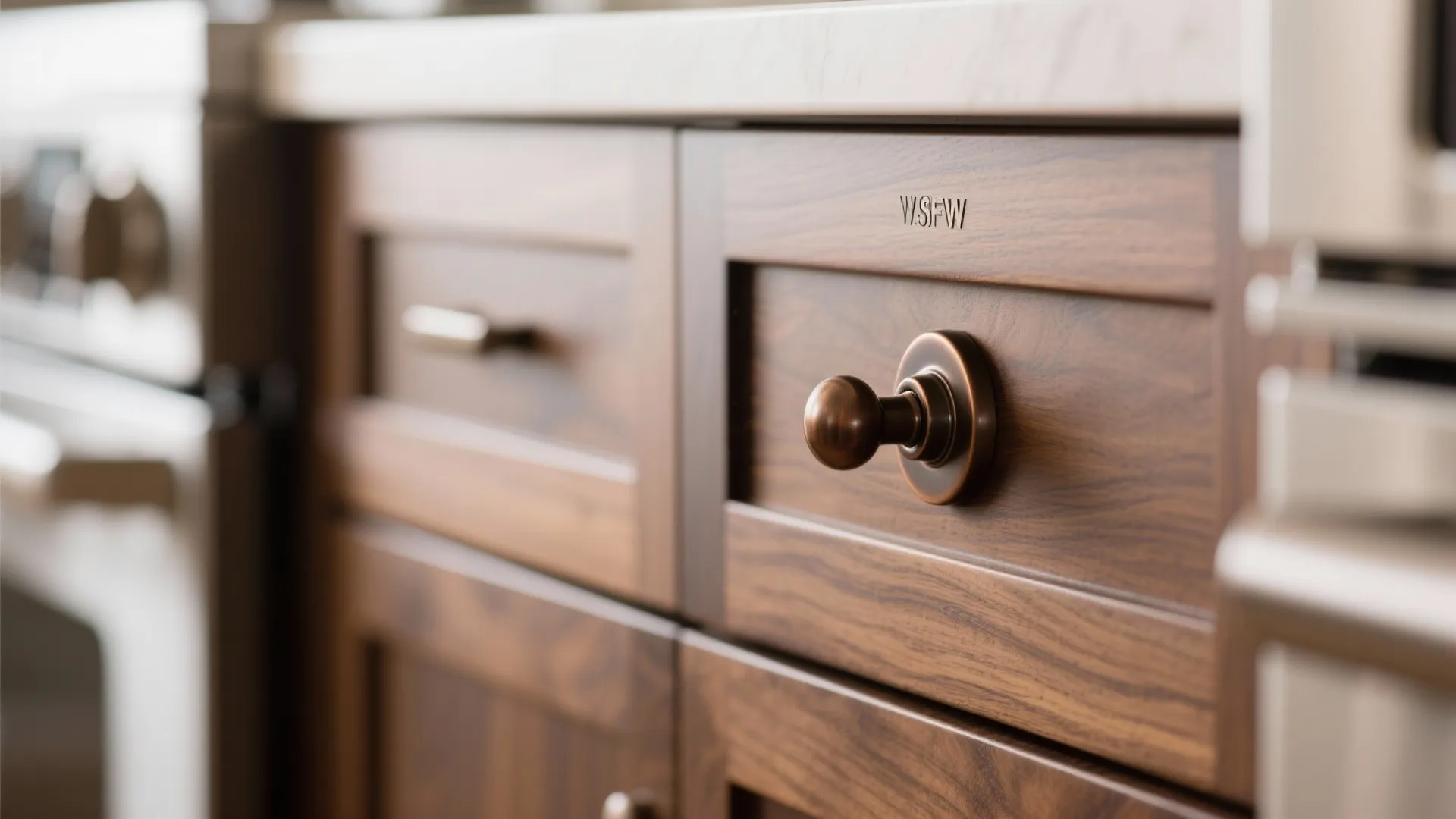 Warm wood meets sleek metal