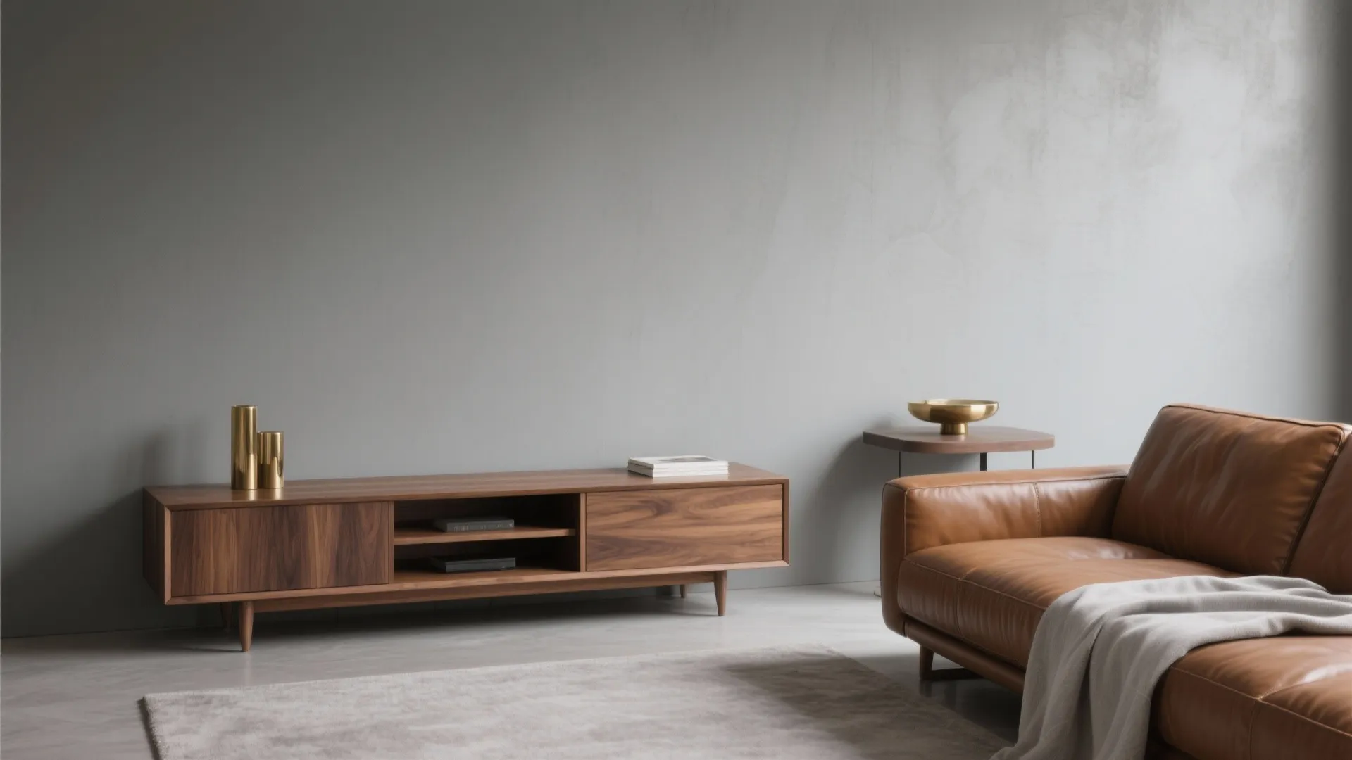 1. Anchor with warm brown, soften with dove grey