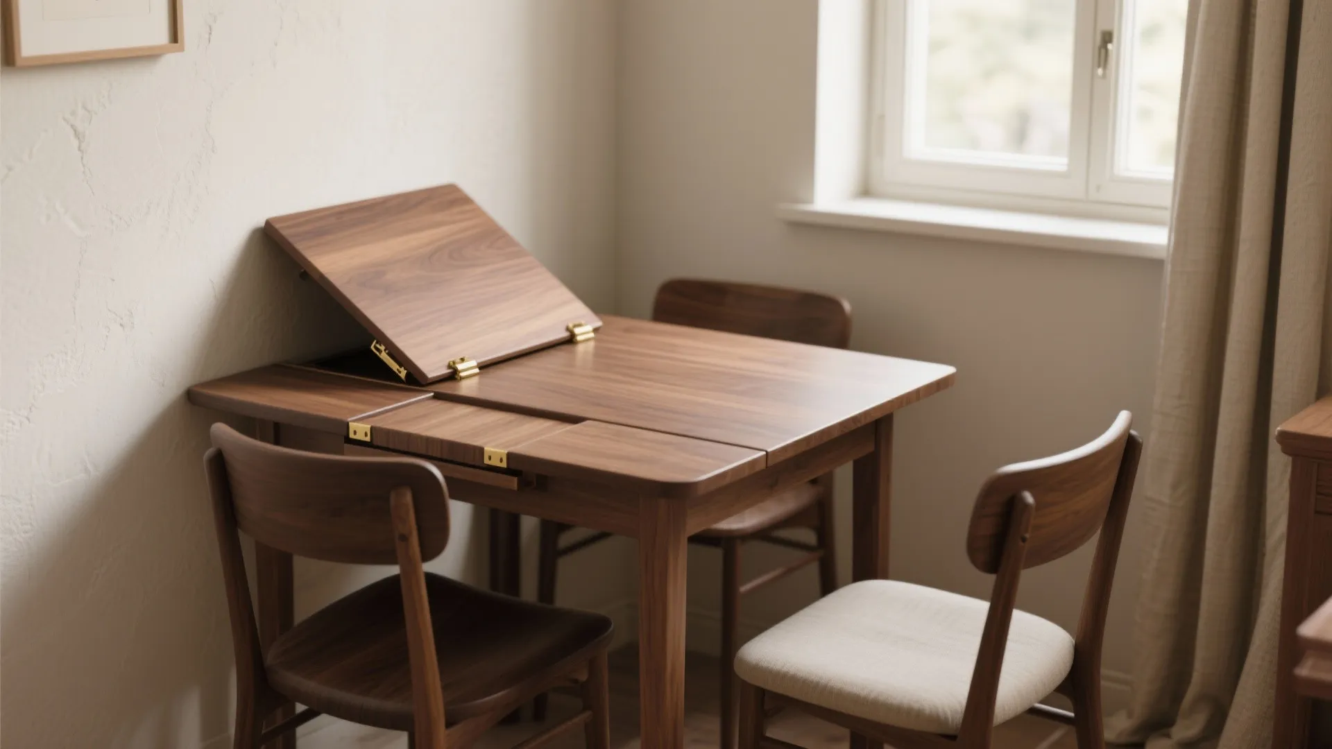 1. Drop-Leaf or Gateleg Tables