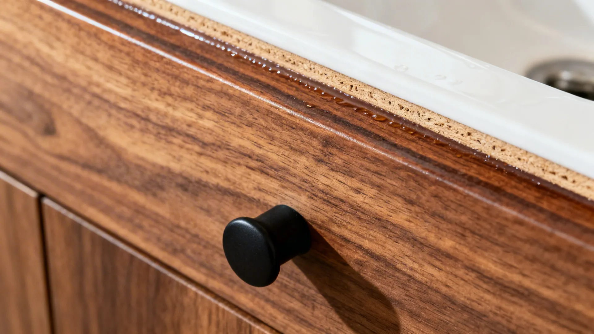 Warm Wood in Compact Bathrooms