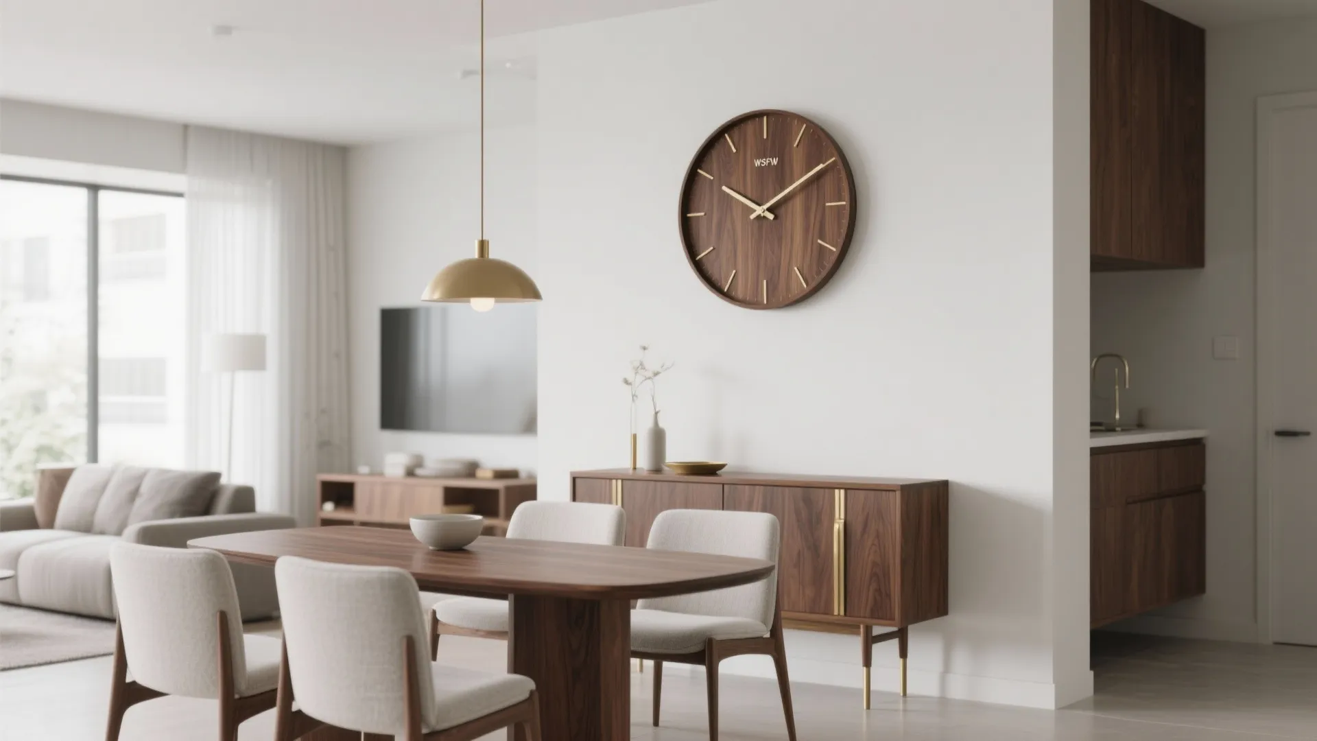 Oversized statement piece that still respects scale