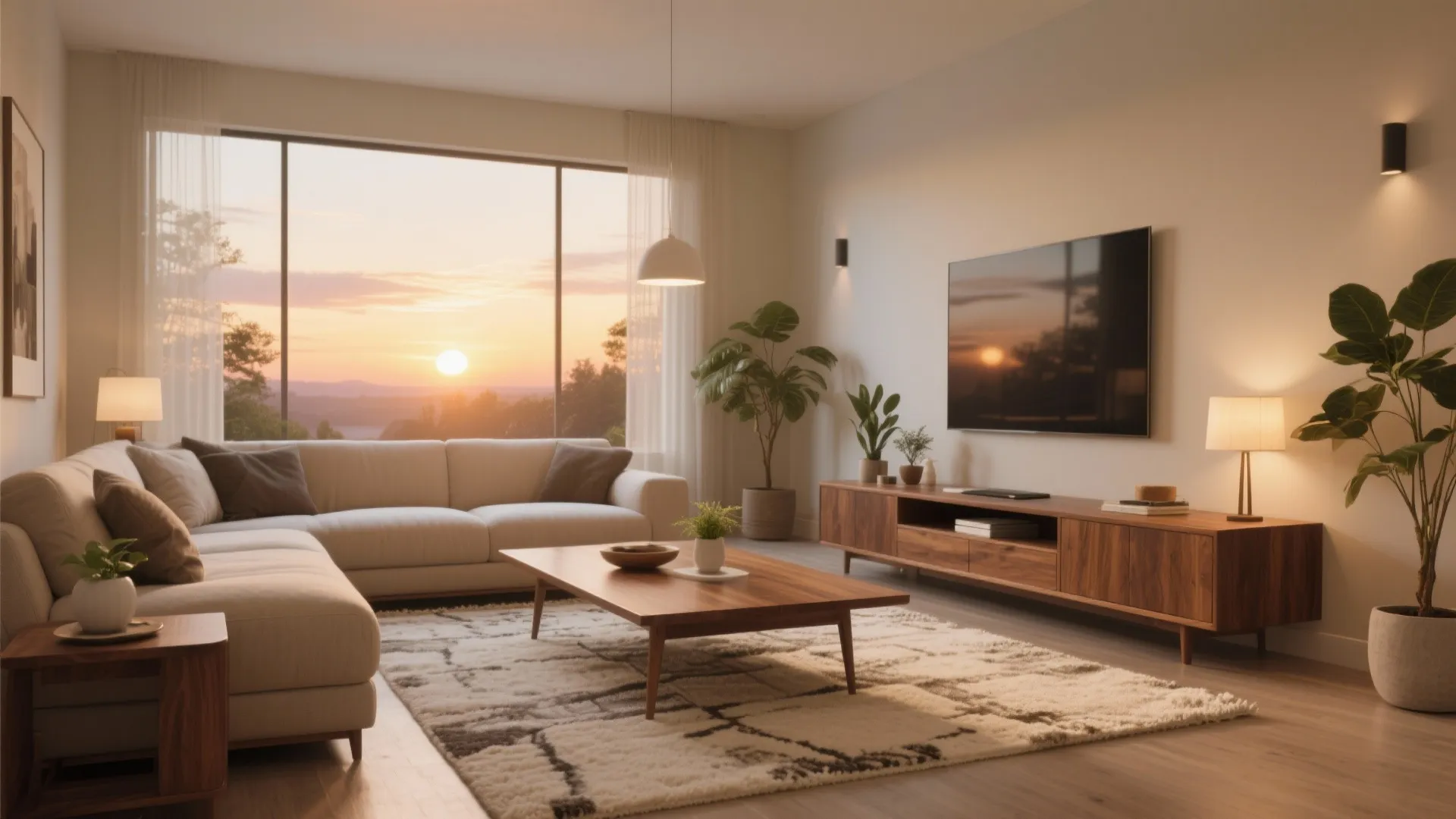 Stylish Living Room Ideas with Walnut Furniture