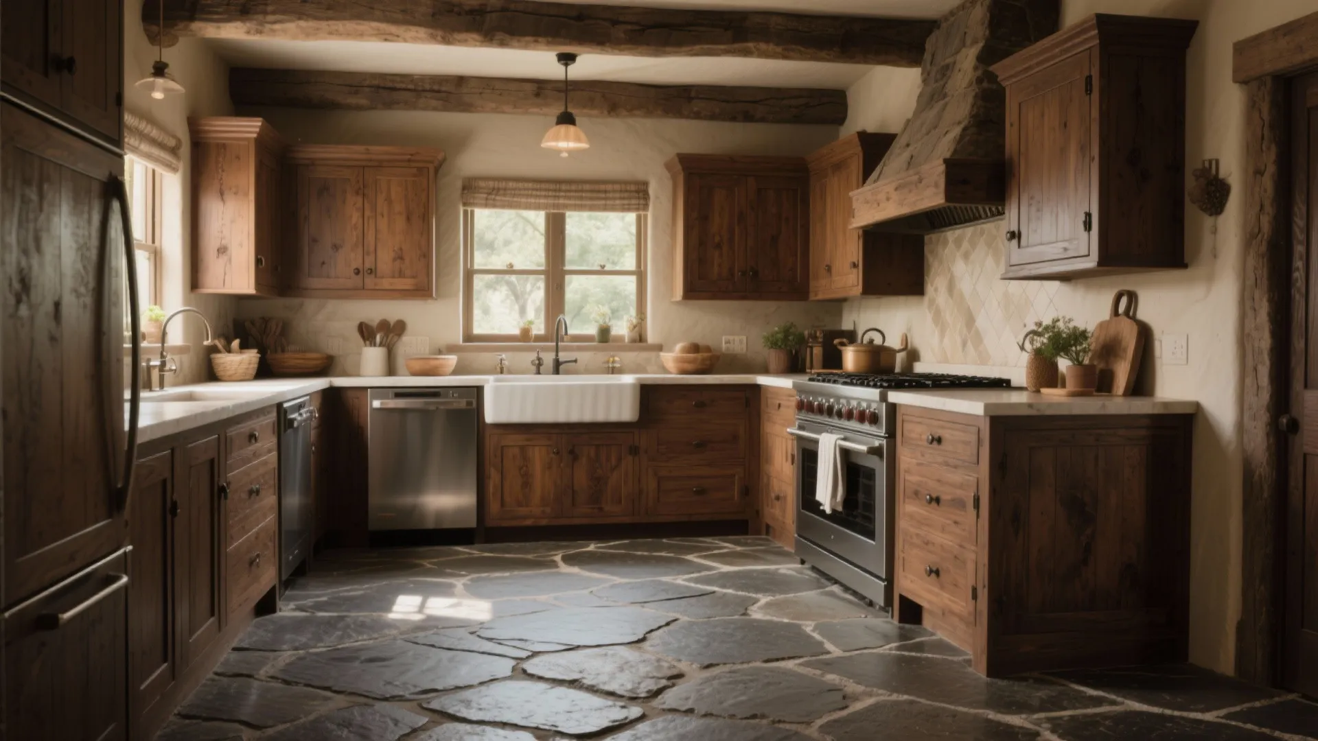 6. Slate Stone Flooring