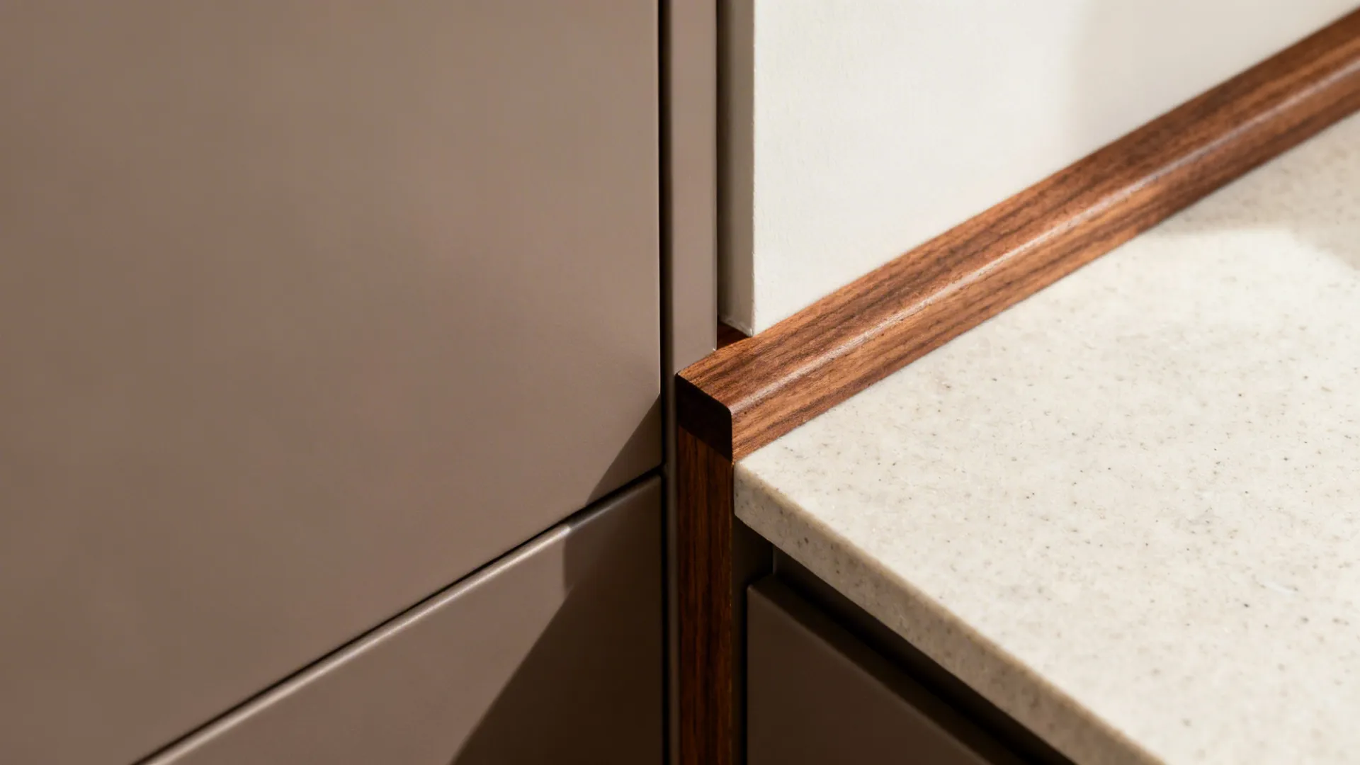 Warm Wood Accents without Visual Bulk