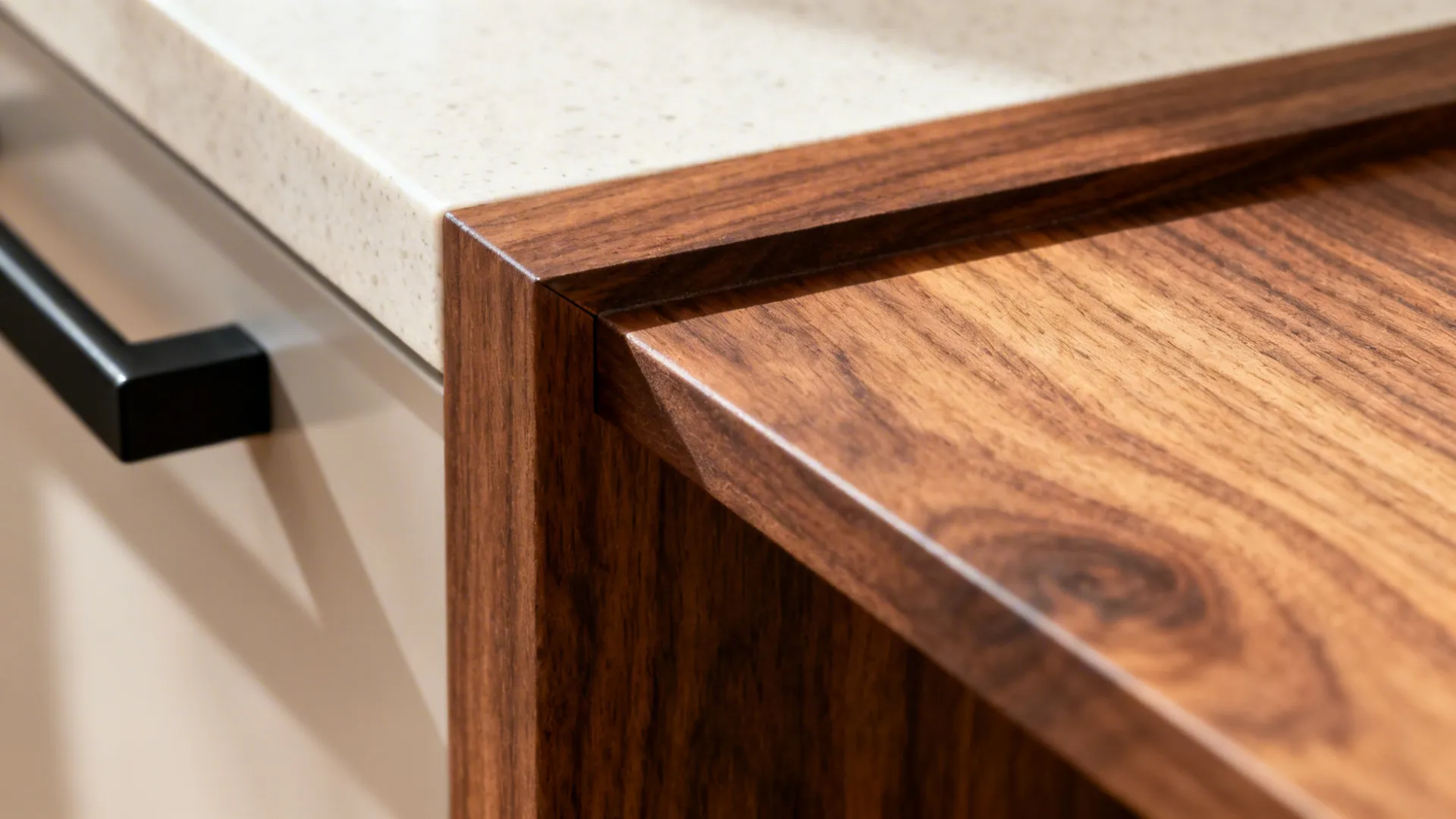 Warm wood accents to soften steel and stone