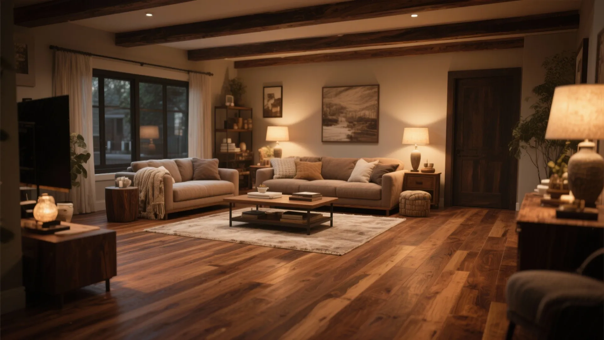 3. Wide Plank Walnut for Warmth