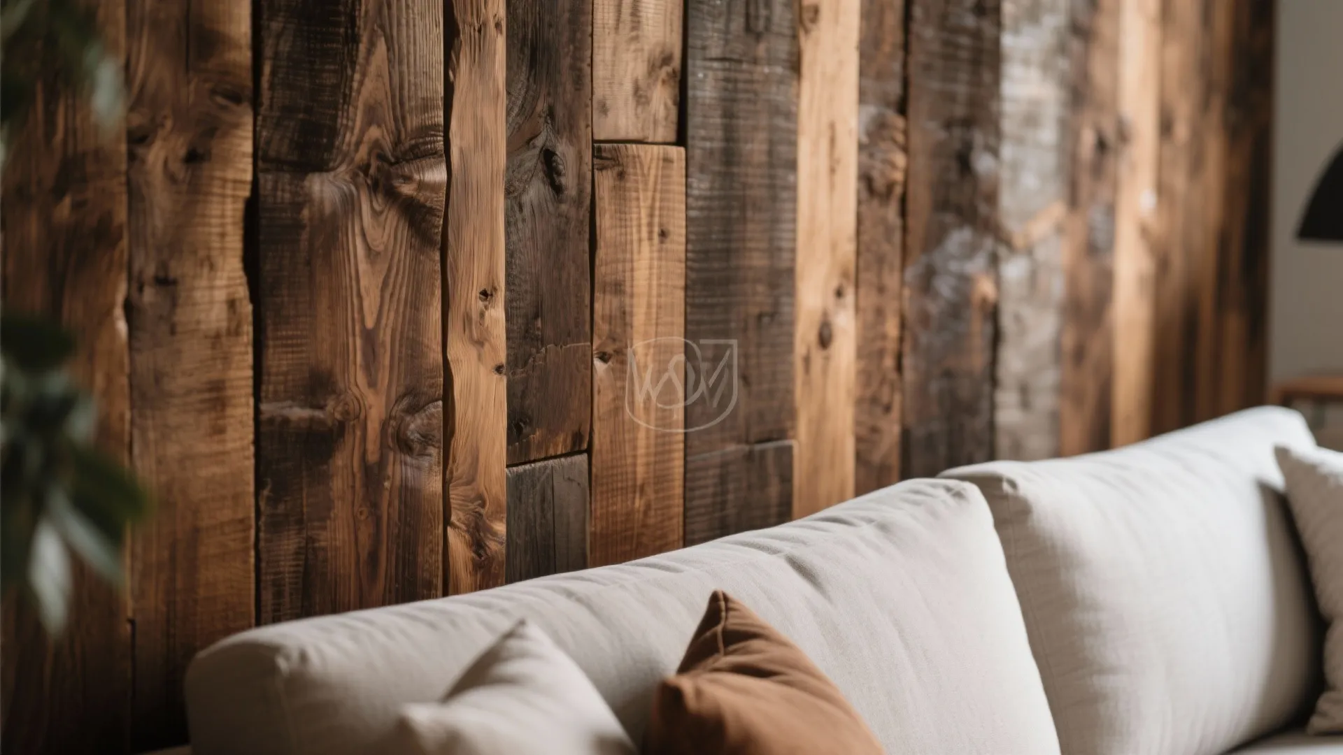 2. Textured Wood Paneling