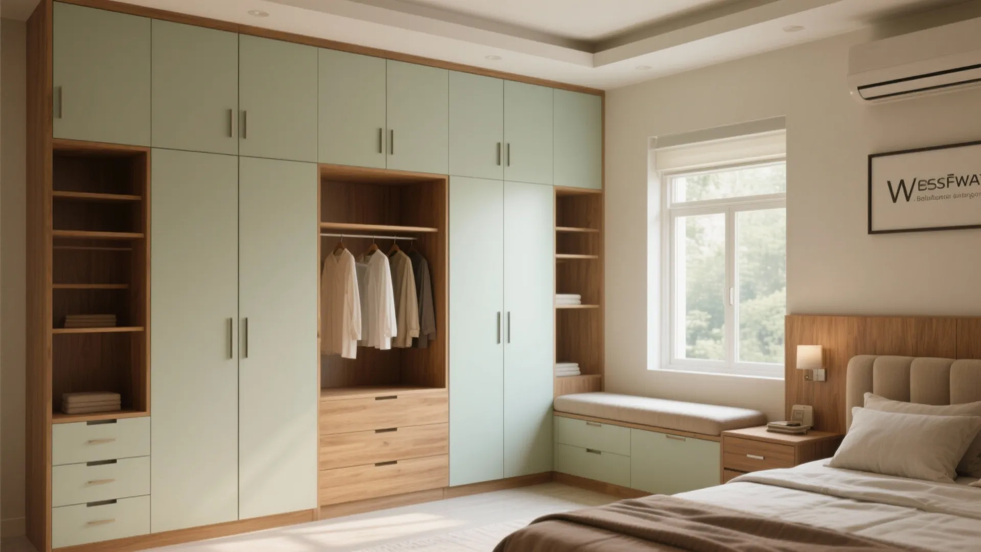 Storage-smart bedrooms with built-ins