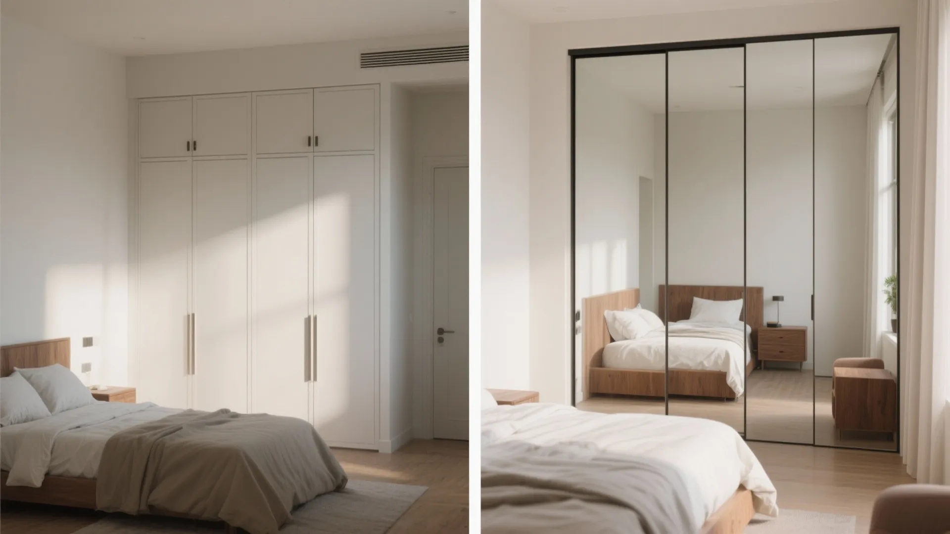 Sliding wardrobes and wall beds to unlock bedrooms