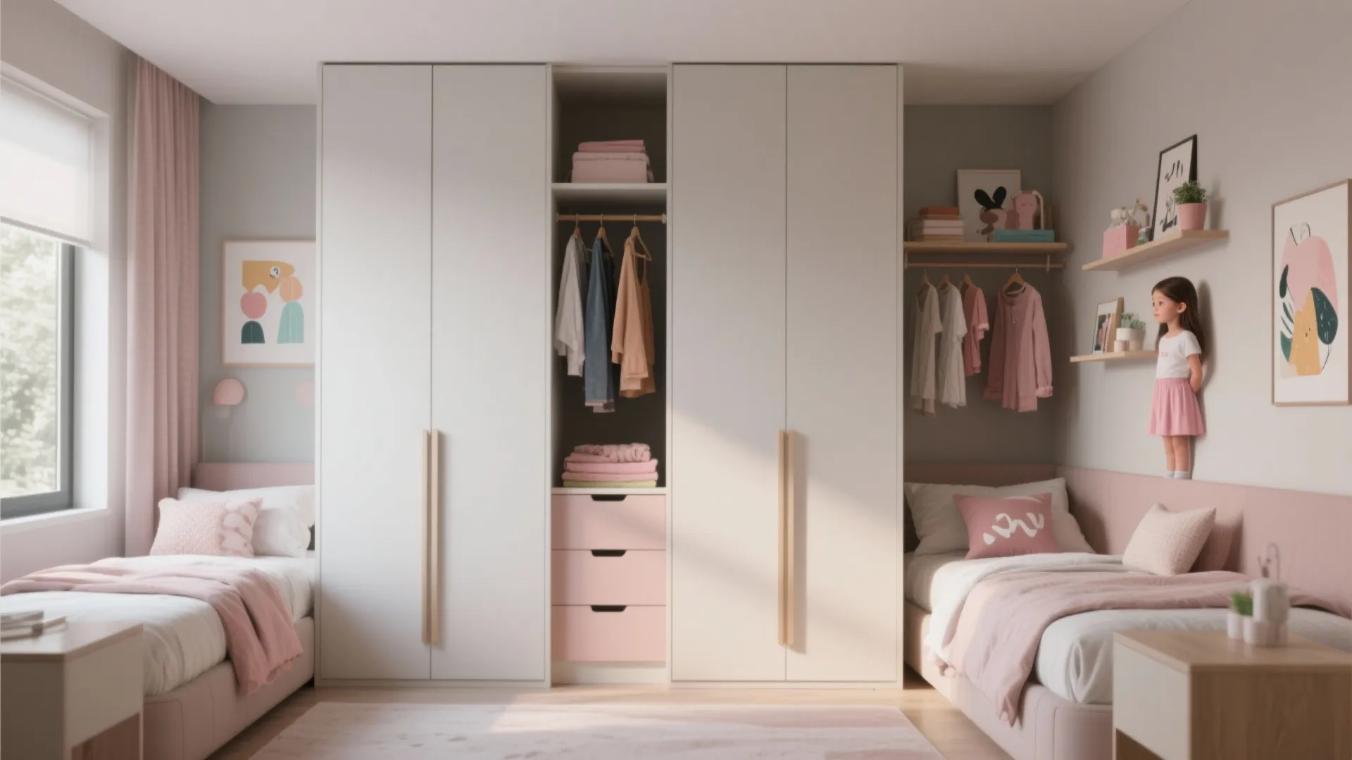 3. Built-in Wardrobe Divider
