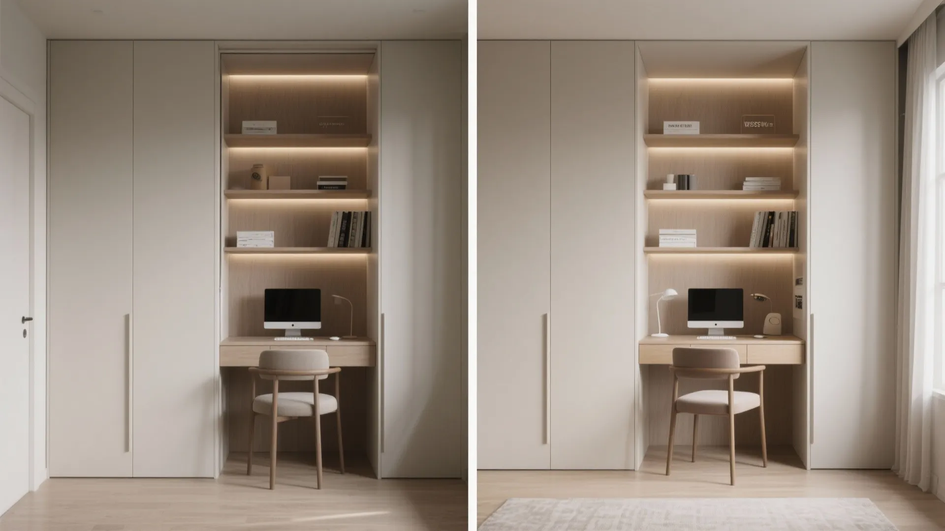 2. Built-In Wardrobe Office