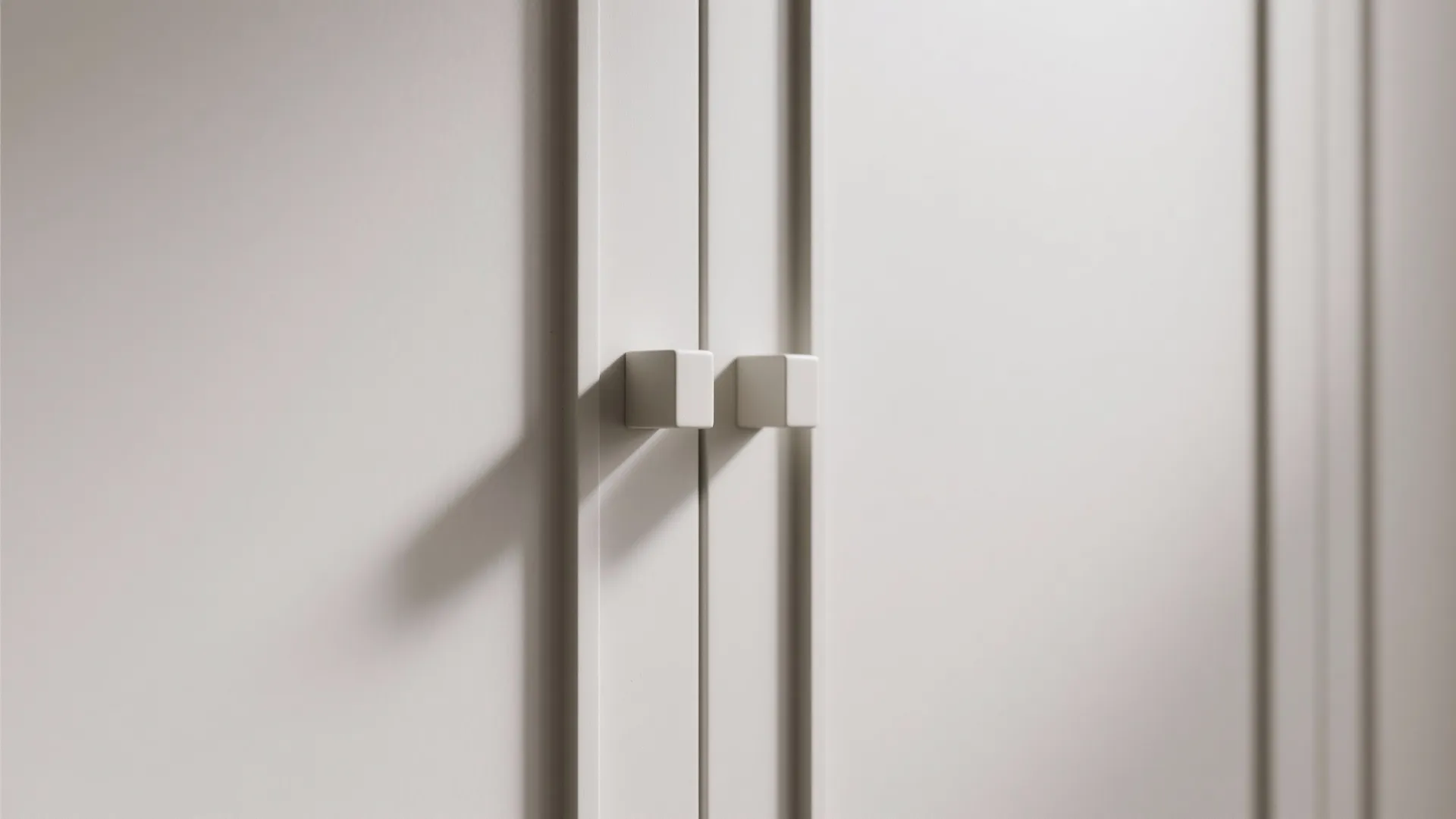 Built-in wardrobes that disappear