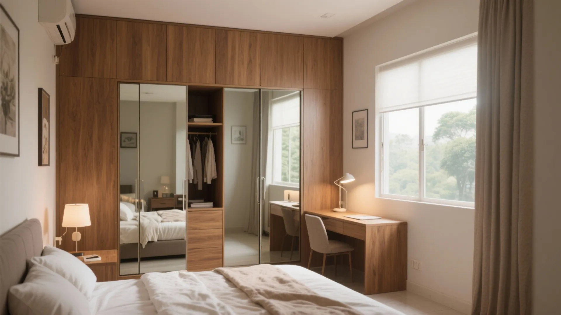 Bedrooms that Flex: Wardrobe Walls and Pocket Study