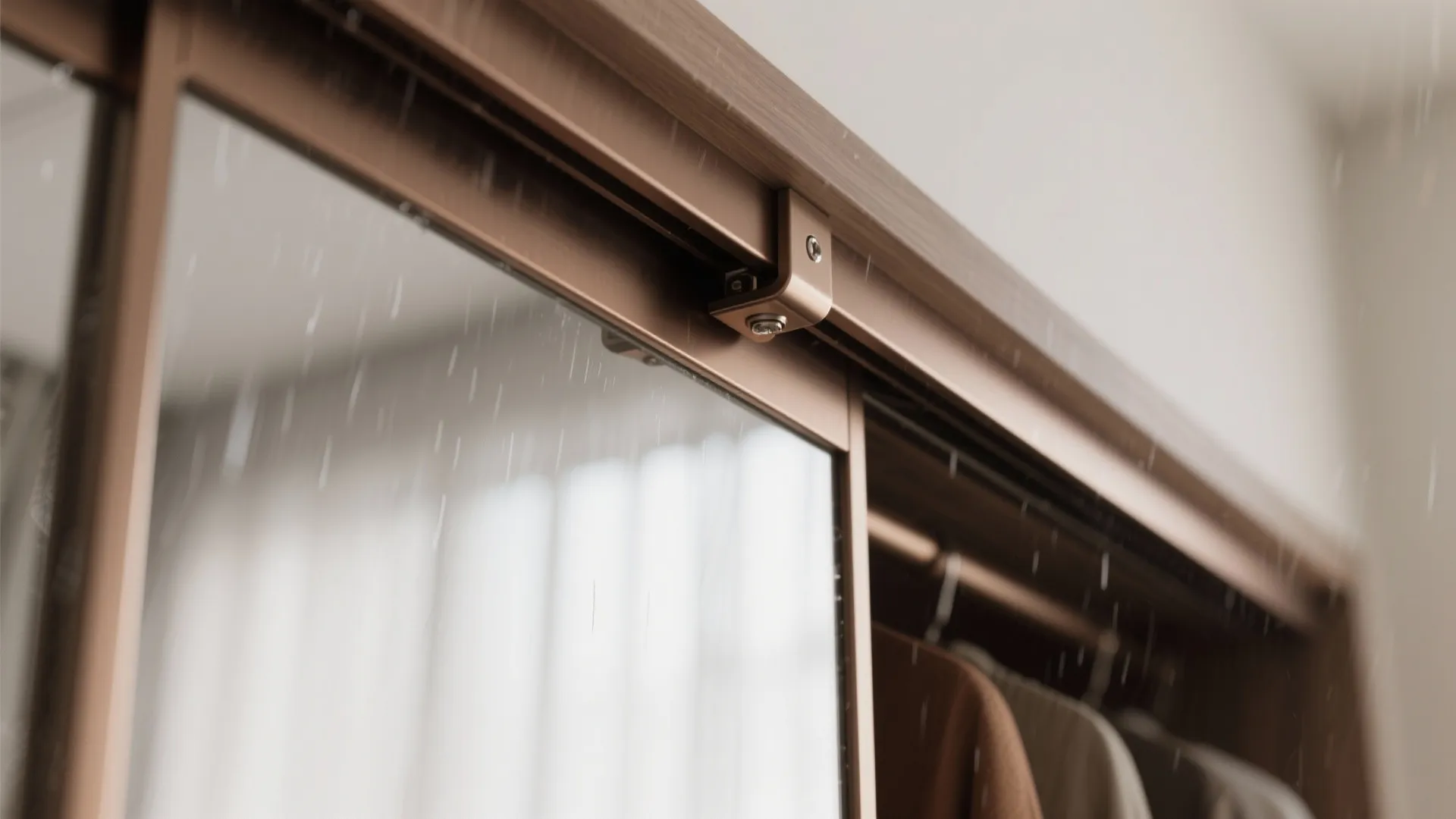 Bedroom with built-in wardrobe and under-bed storage