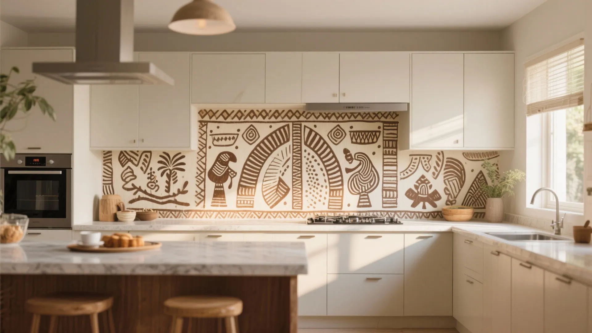 3. Kitchen Splashback Art