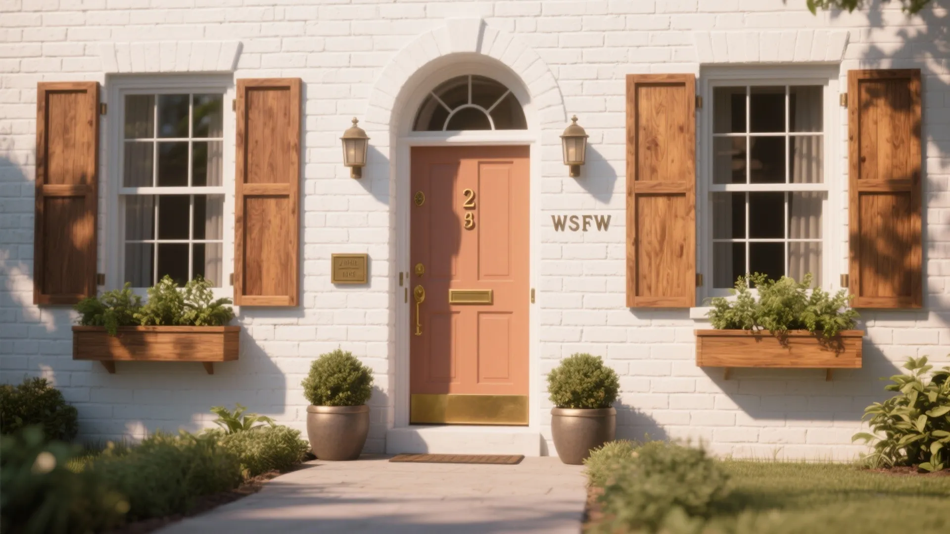 2. Layer with warm accents