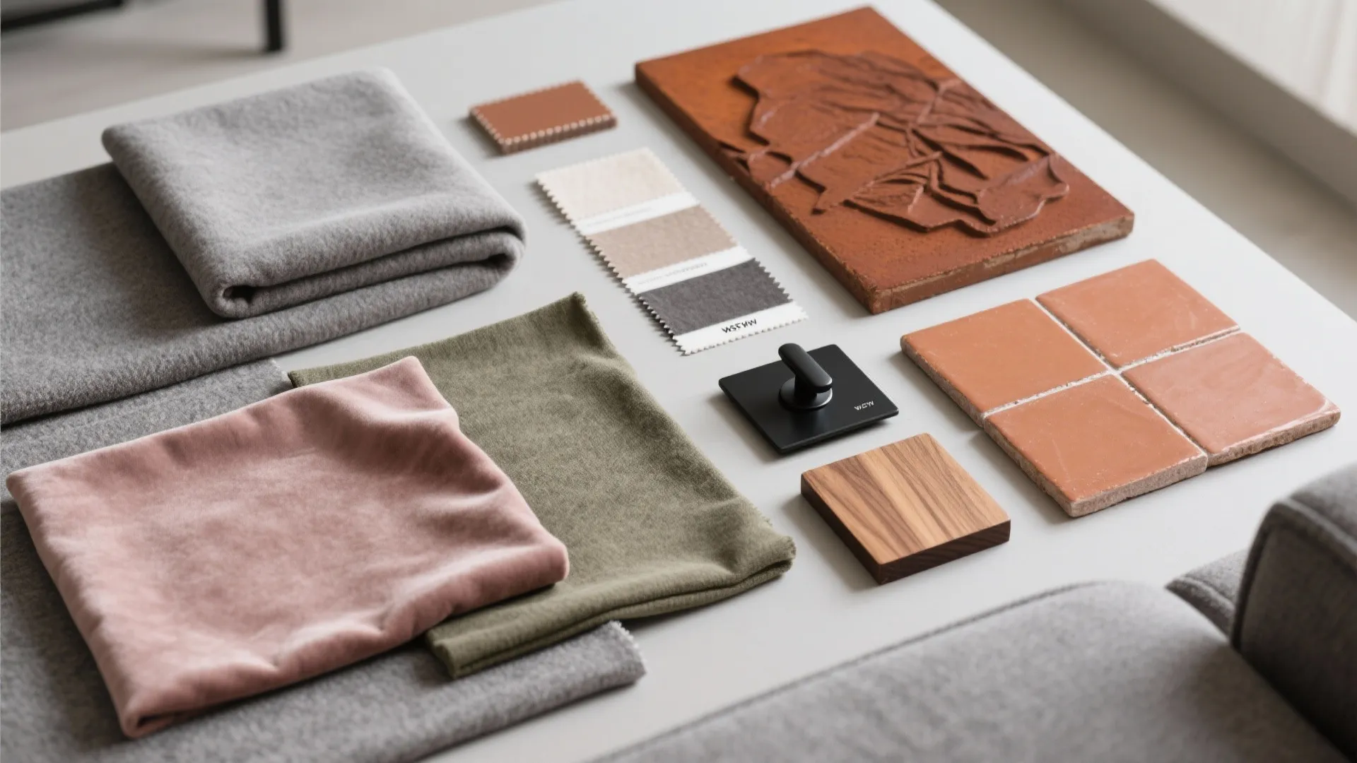 Warm Accents: Terracotta, Blush, and Olive