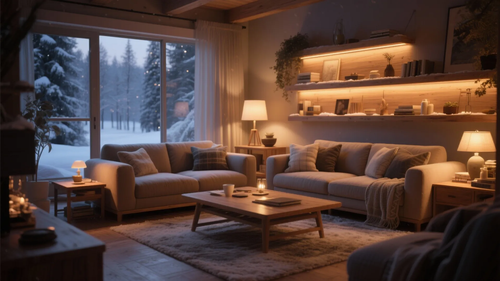 2. Warm Ambient Lighting