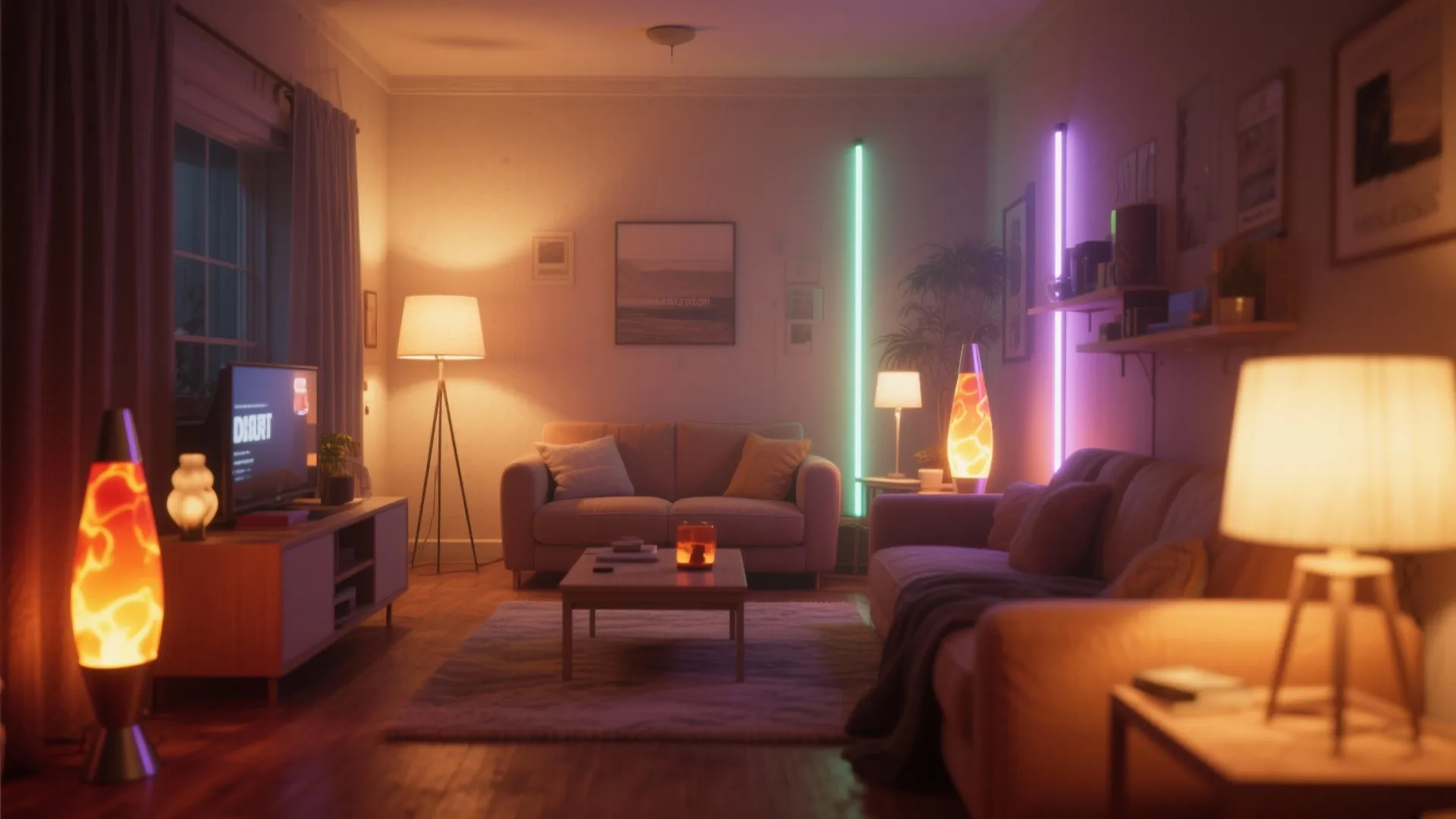 4. Warm Ambient Lighting