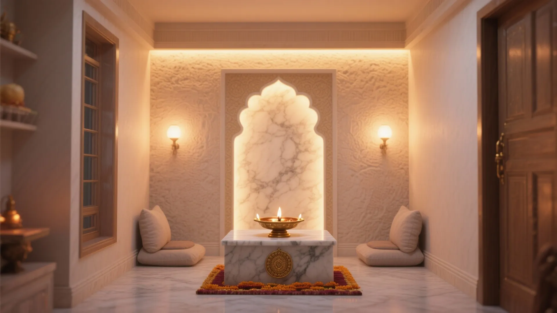 Warm Ambient Lighting for a Calming Aura